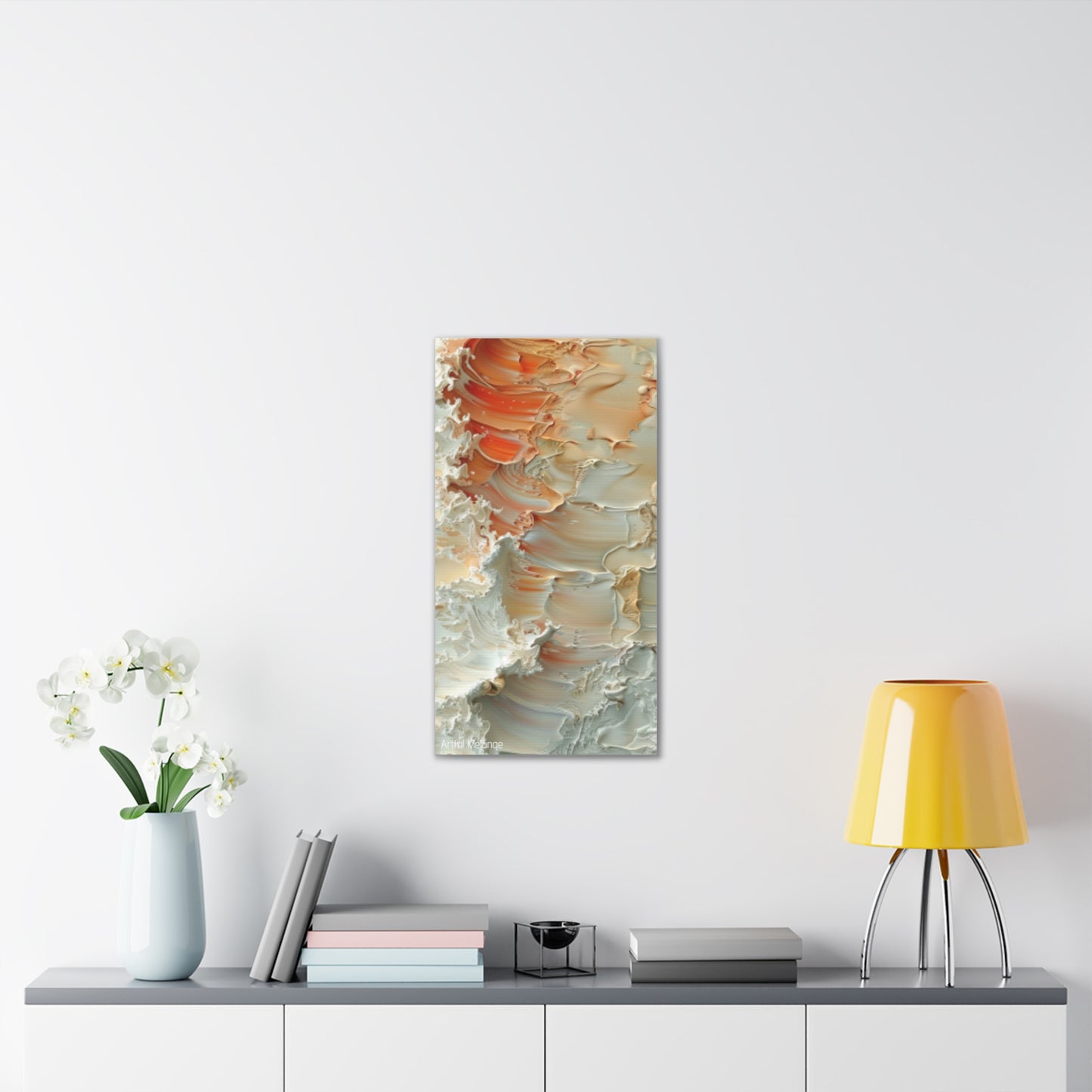 Primary Elegance: A Symphony of Sophistication Canvas Print