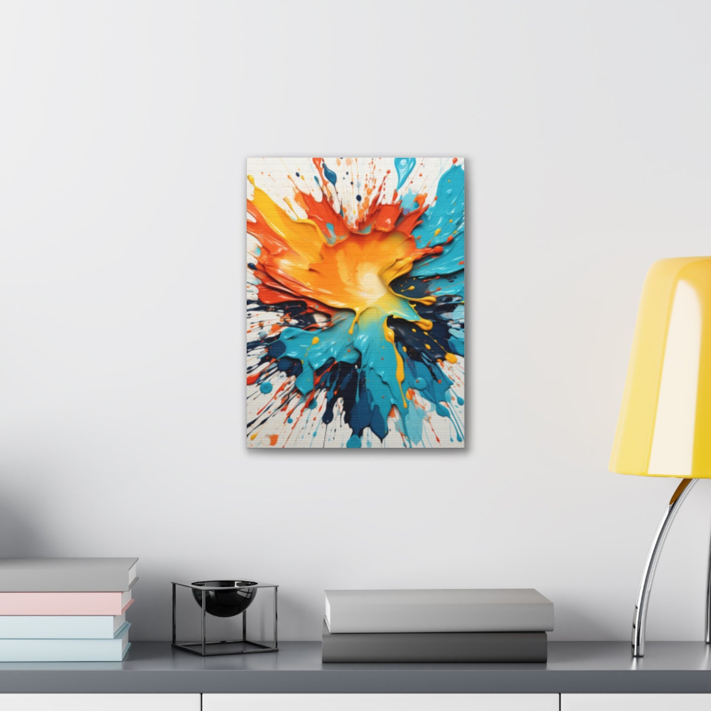 Primary Elegance: A Symphony of Sophistication Canvas Print