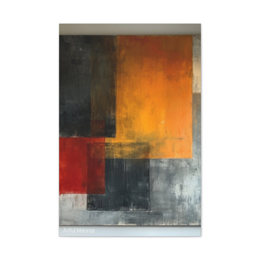 Primary Elegance: A Symphony of Sophistication Canvas Print