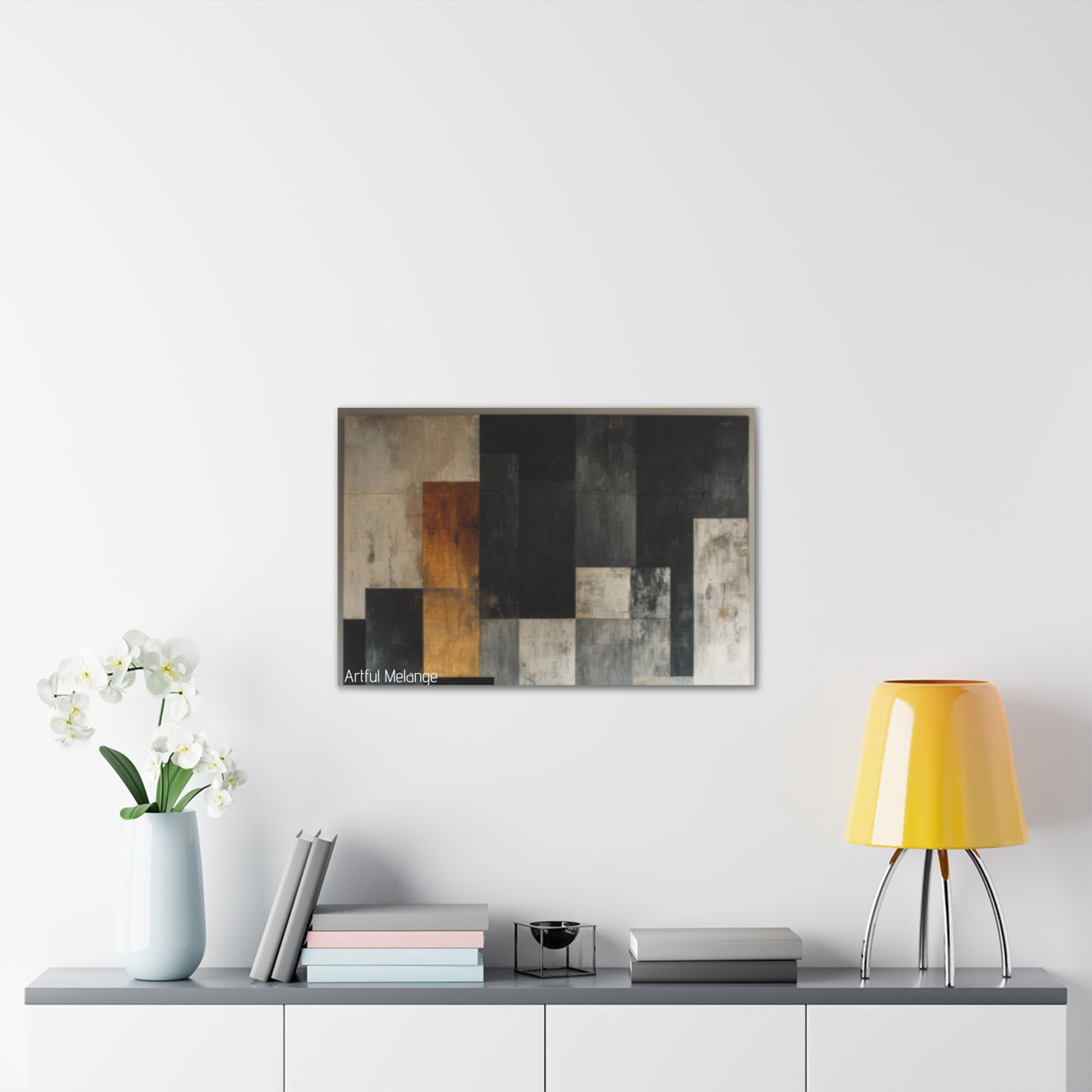 Primary Elegance: A Symphony of Sophistication Canvas Print