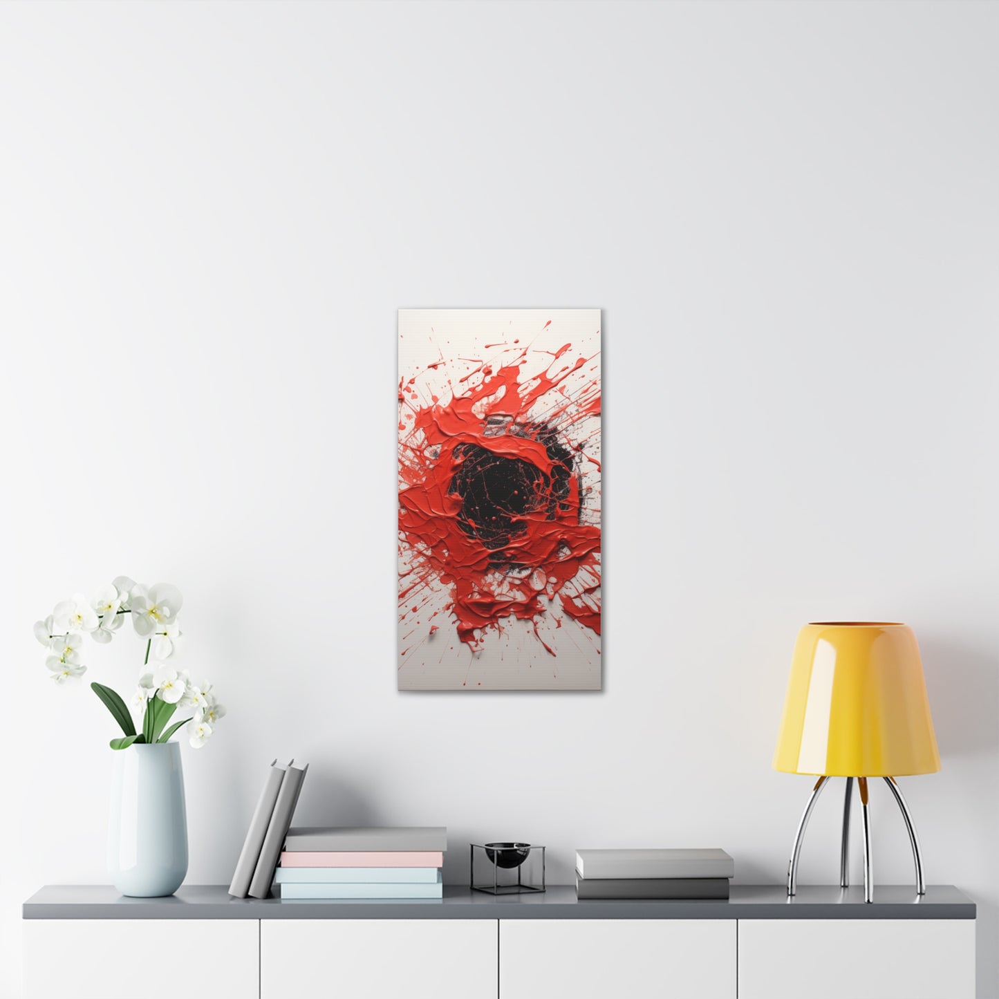 Acrylic Abstract Canvas Print - Richly Textured Artistry