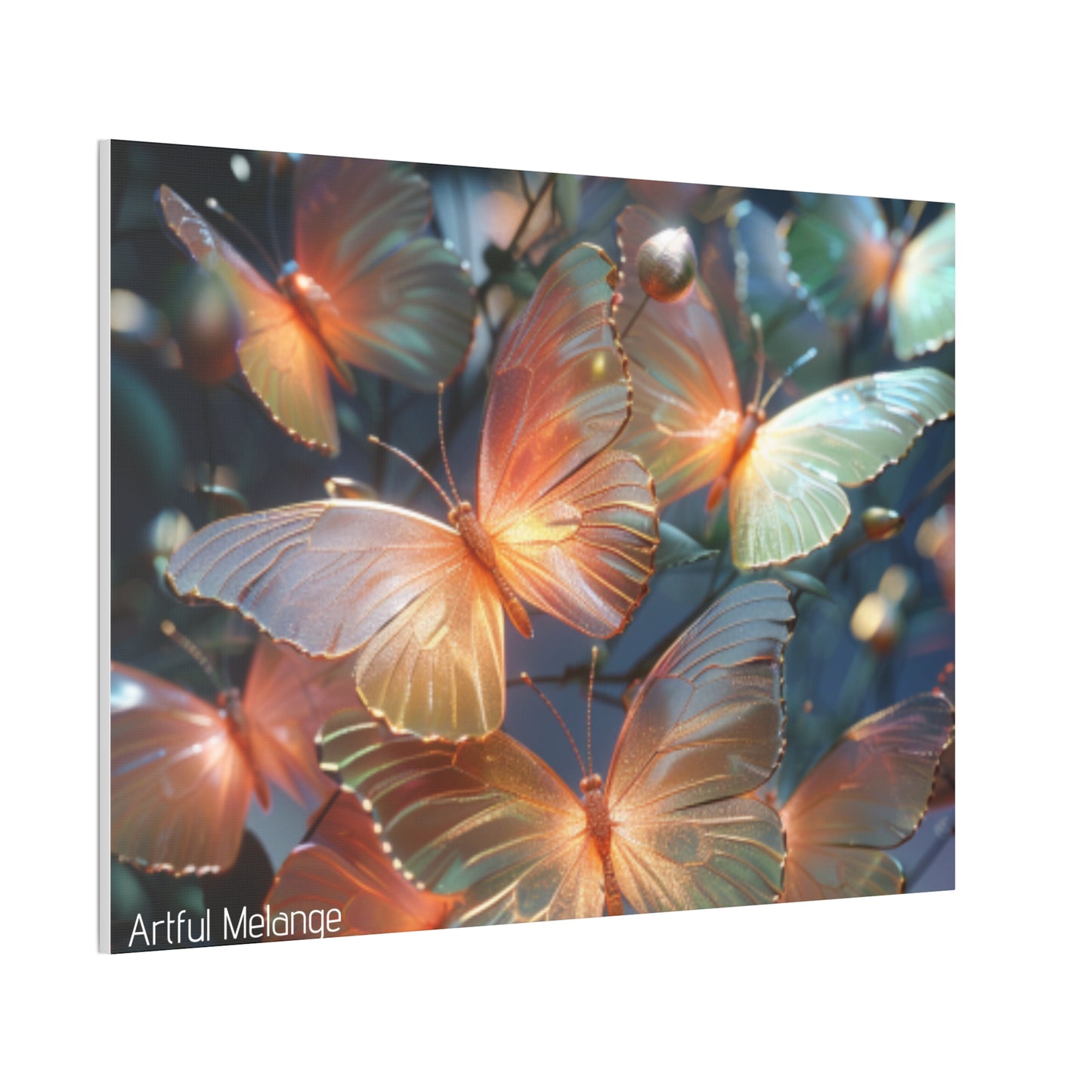 Fluttering Dreams: Butterfly Canvas Print Collection