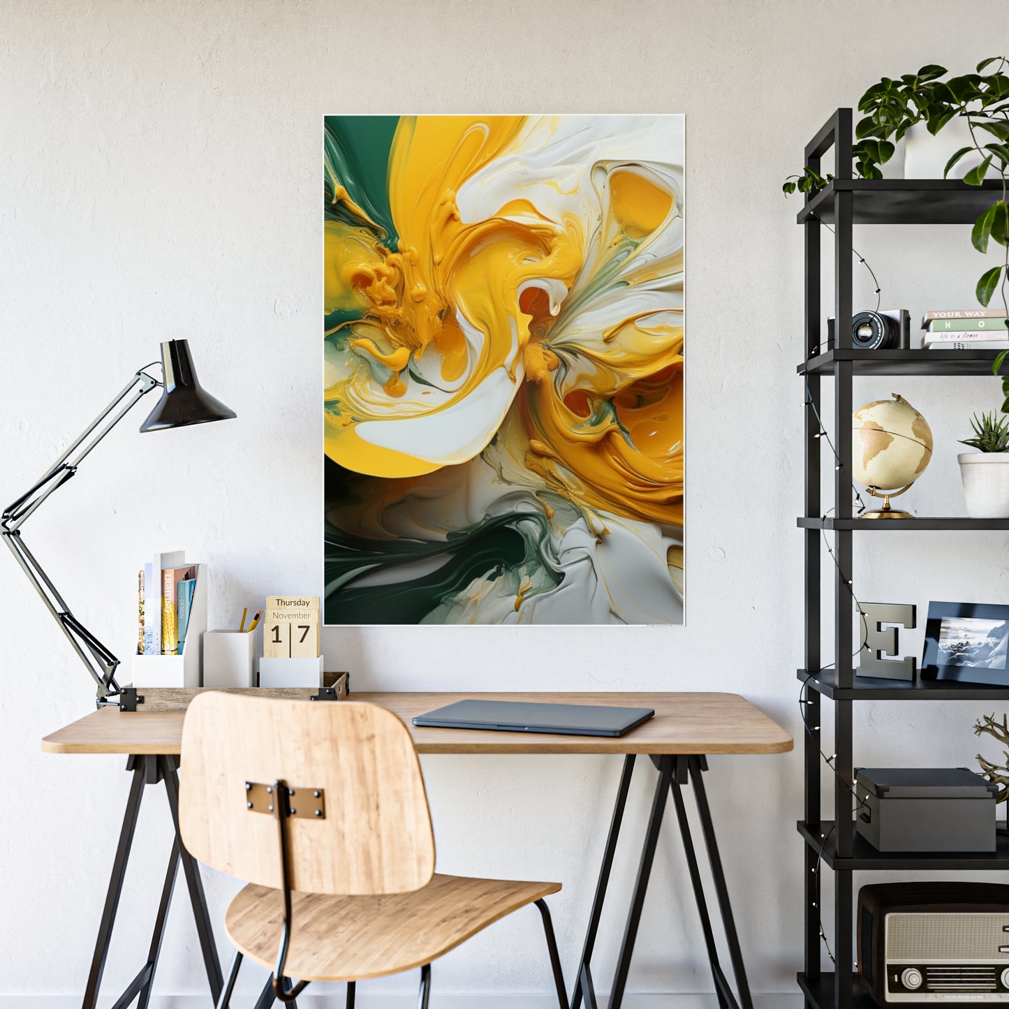 Hyper Realistic 3D Acrylic Abstract Canvas Print - Burst of Color