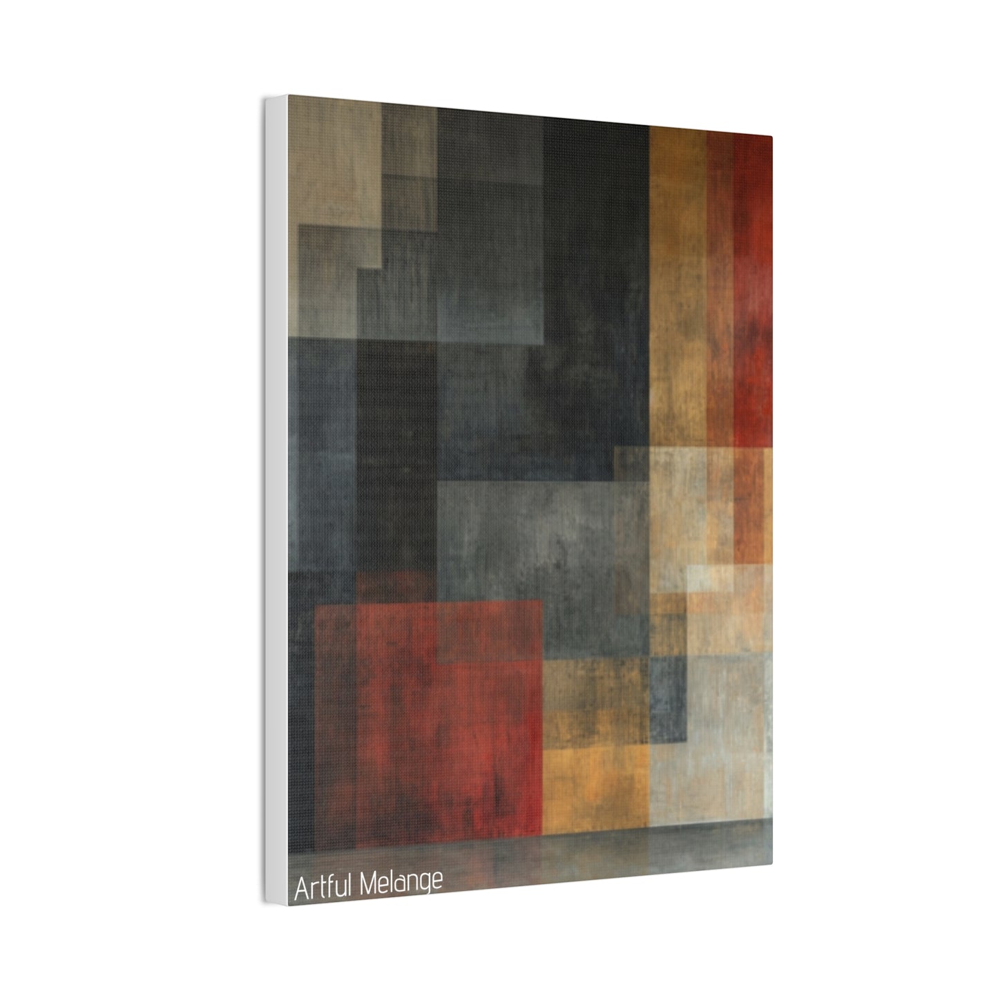 Primary Elegance: A Symphony of Sophistication Canvas Print