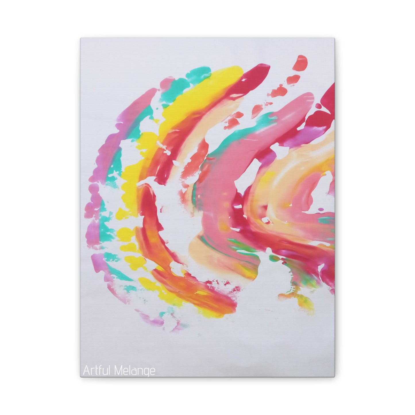 Primary Elegance: A Symphony of Sophistication Canvas Print