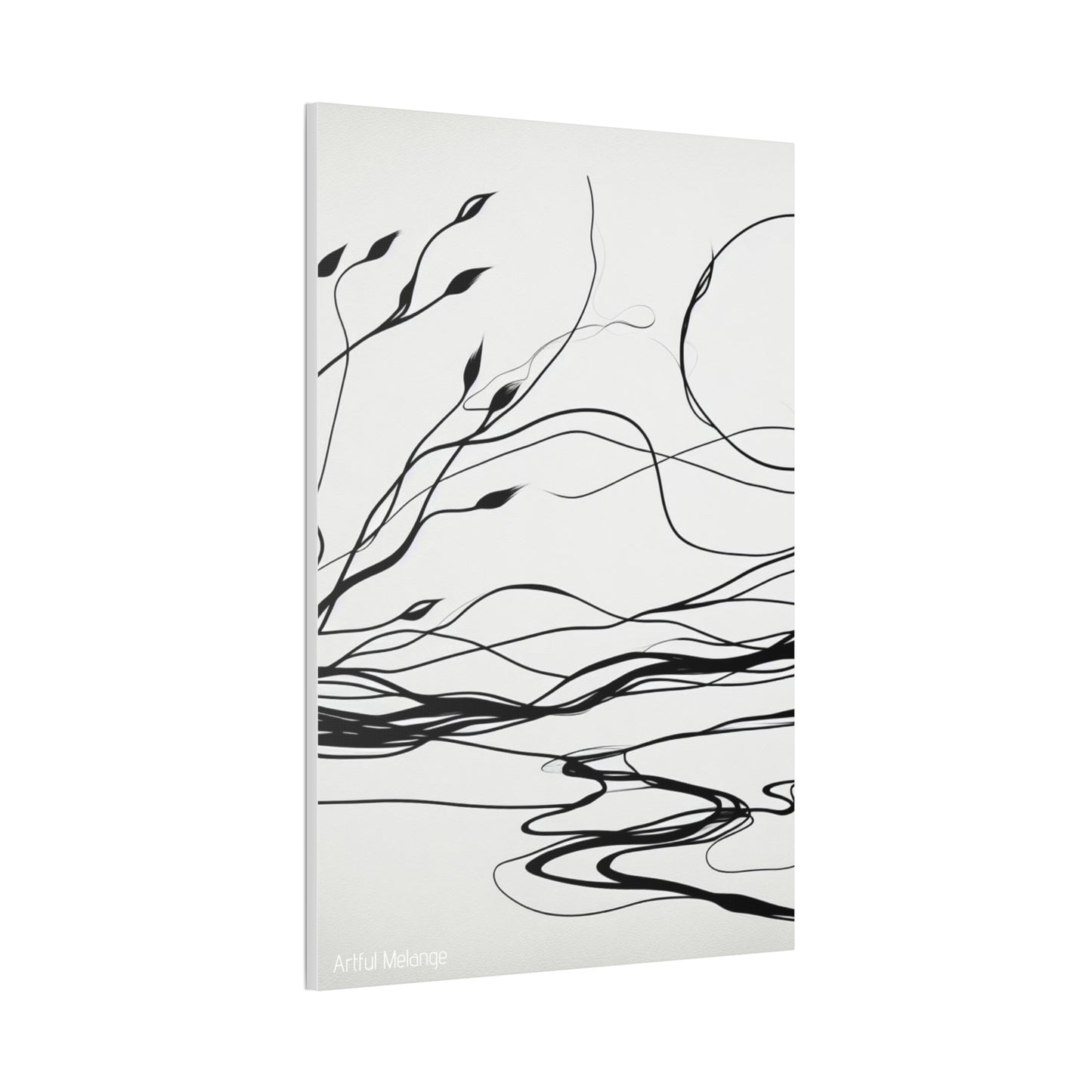 Primary Elegance: A Symphony of Sophistication Canvas Print