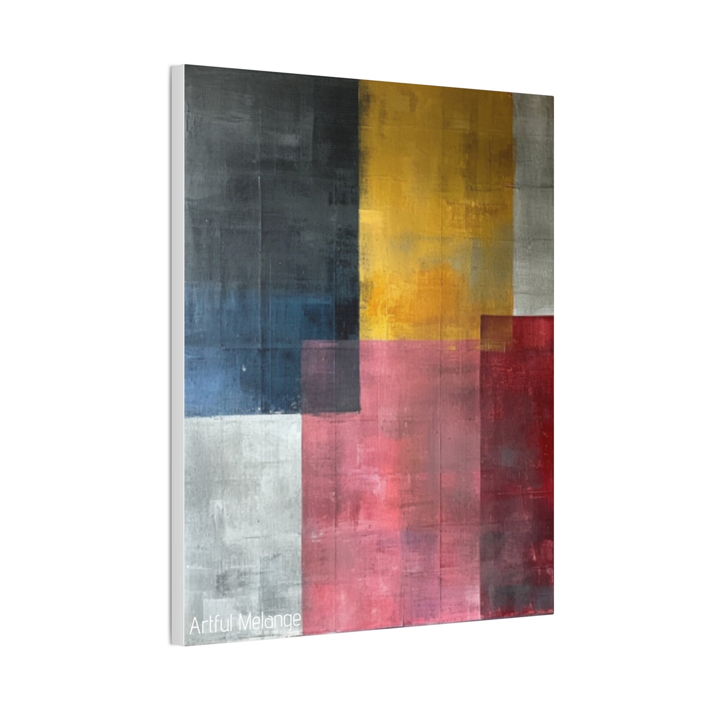 Primary Elegance: A Symphony of Sophistication Canvas Print