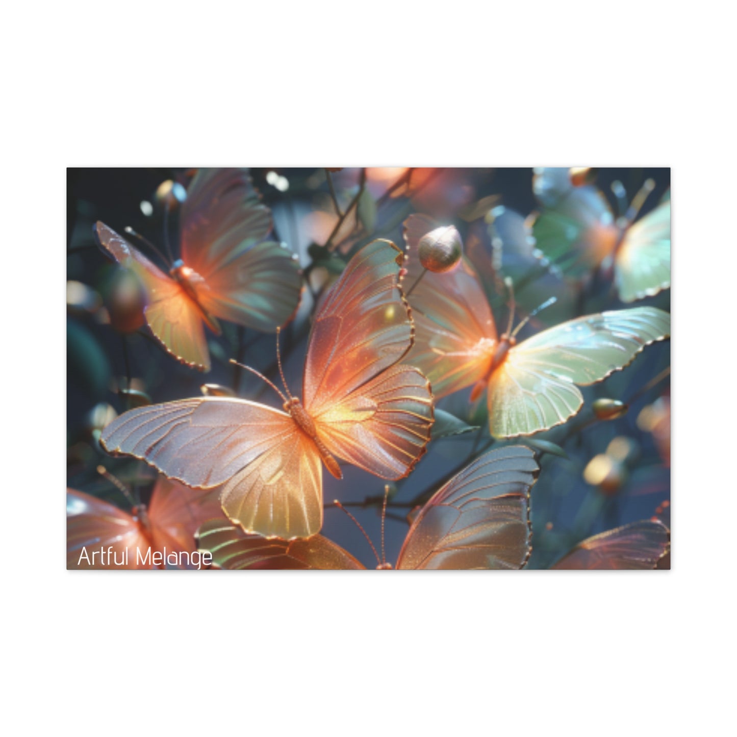 Fluttering Dreams: Butterfly Canvas Print Collection