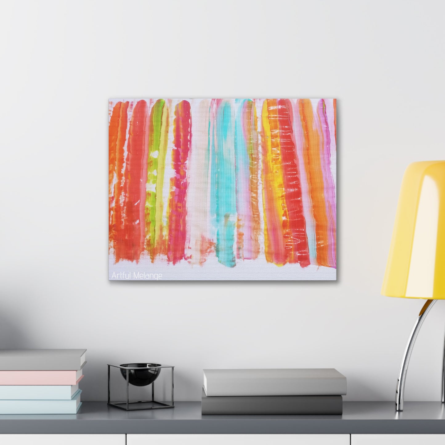 Primary Elegance: A Symphony of Sophistication Canvas Print