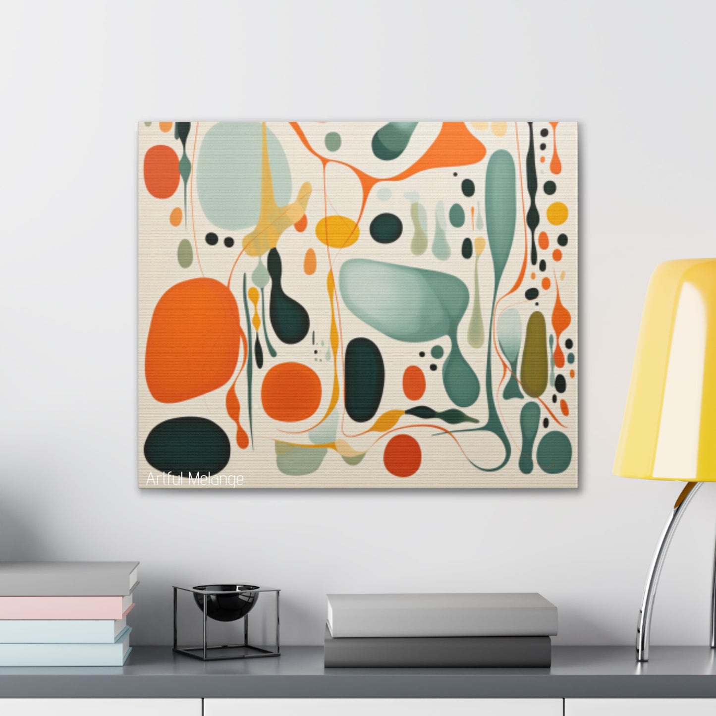 Primary Elegance: A Symphony of Sophistication Canvas Print