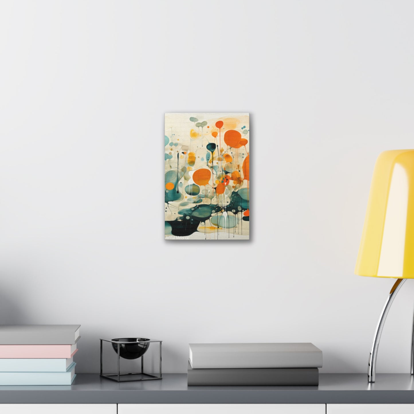 Primary Elegance: A Symphony of Sophistication Canvas Print