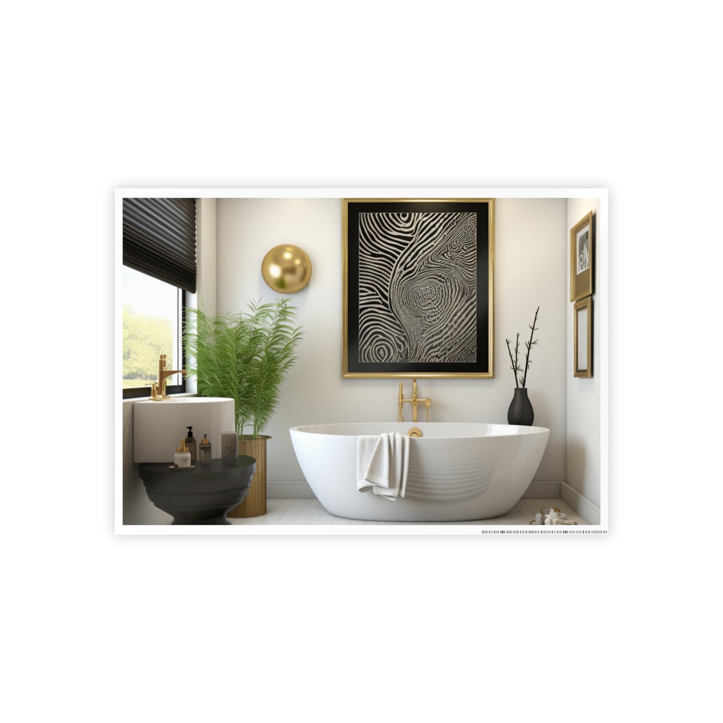 Cultural Elegance Bathscapes Poster Art