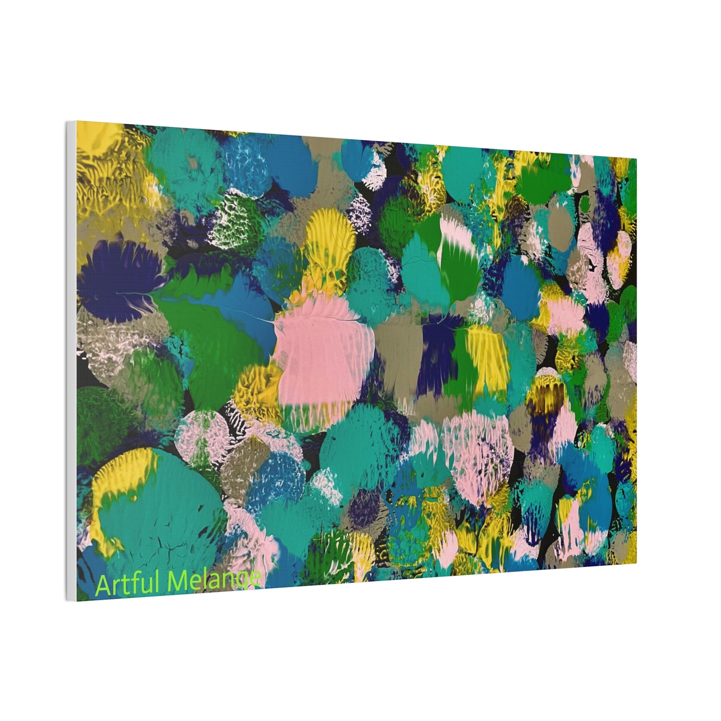 Acrylic Abstract Canvas Print - Richly Textured Artistry