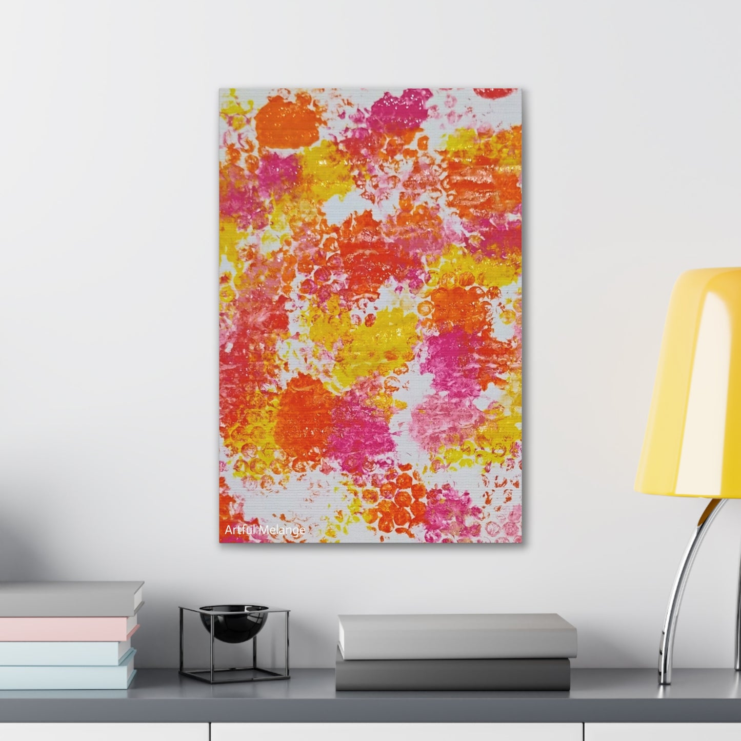 Acrylic Abstract Canvas Print - Richly Textured Artistry