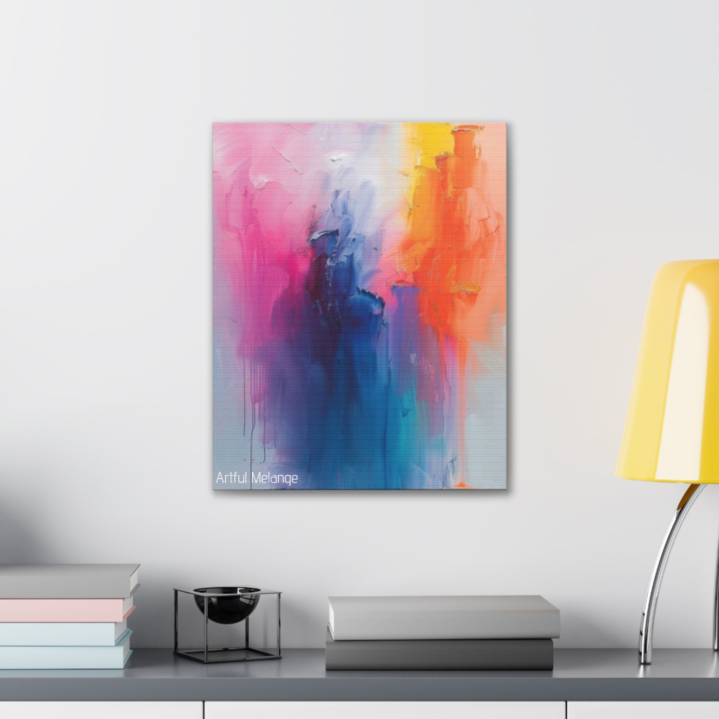 Primary Elegance: A Symphony of Sophistication Canvas Print