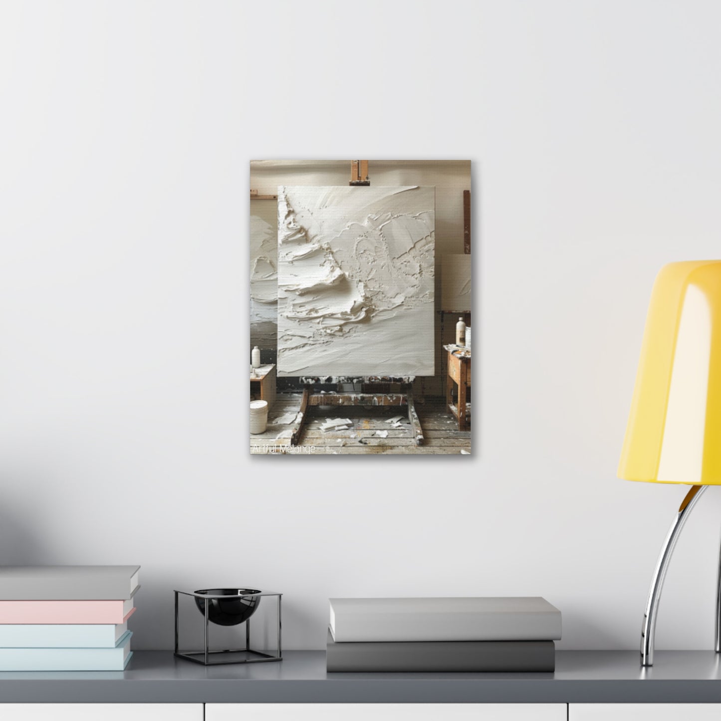 Primary Elegance: A Symphony of Sophistication Canvas Print