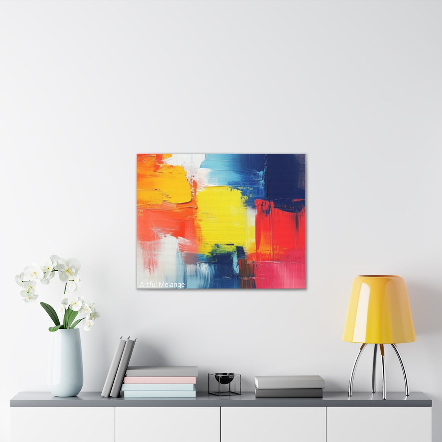 Acrylic Abstract Canvas Print - Richly Textured Artistry