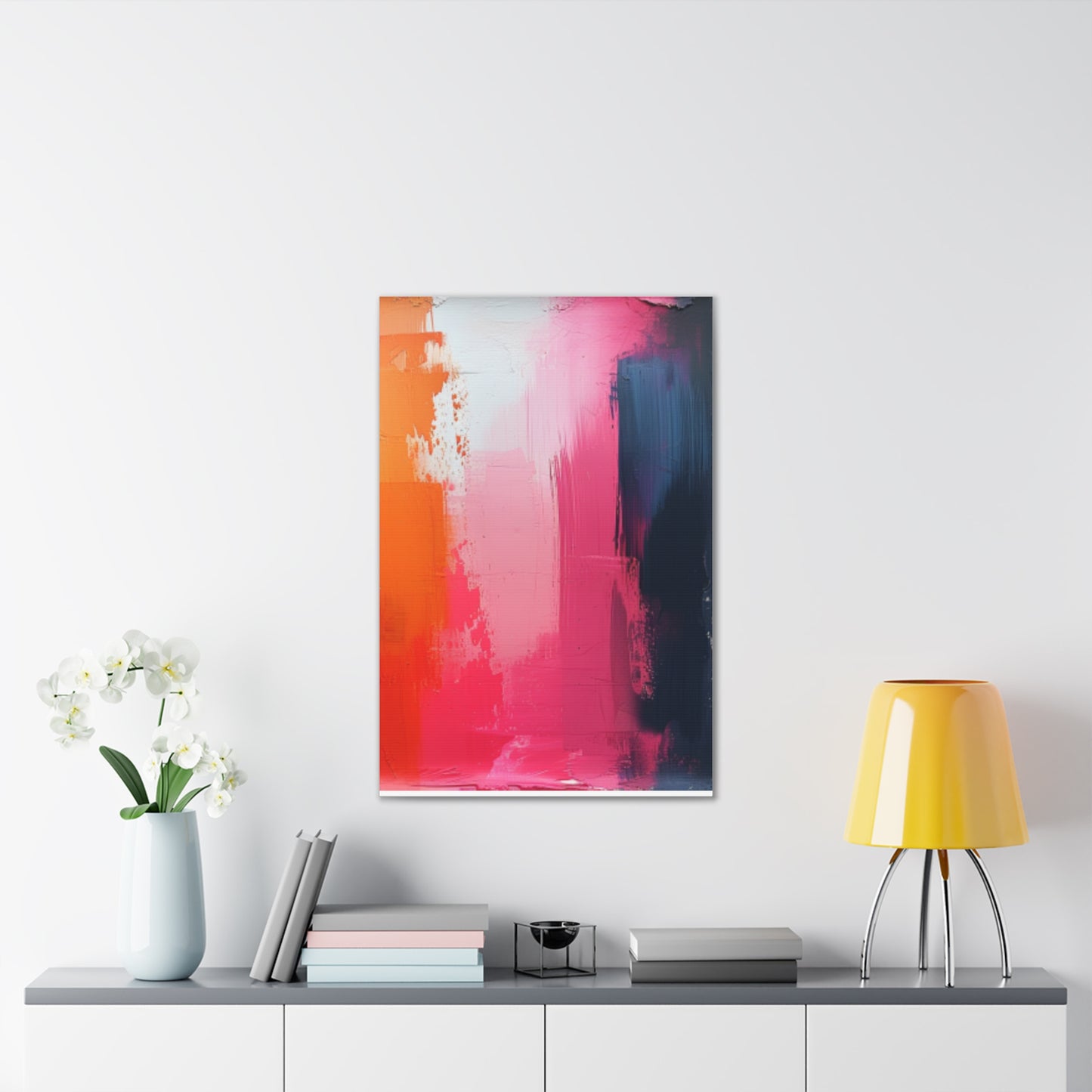 In The Pink: A Symphony of Sophistication Canvas Print