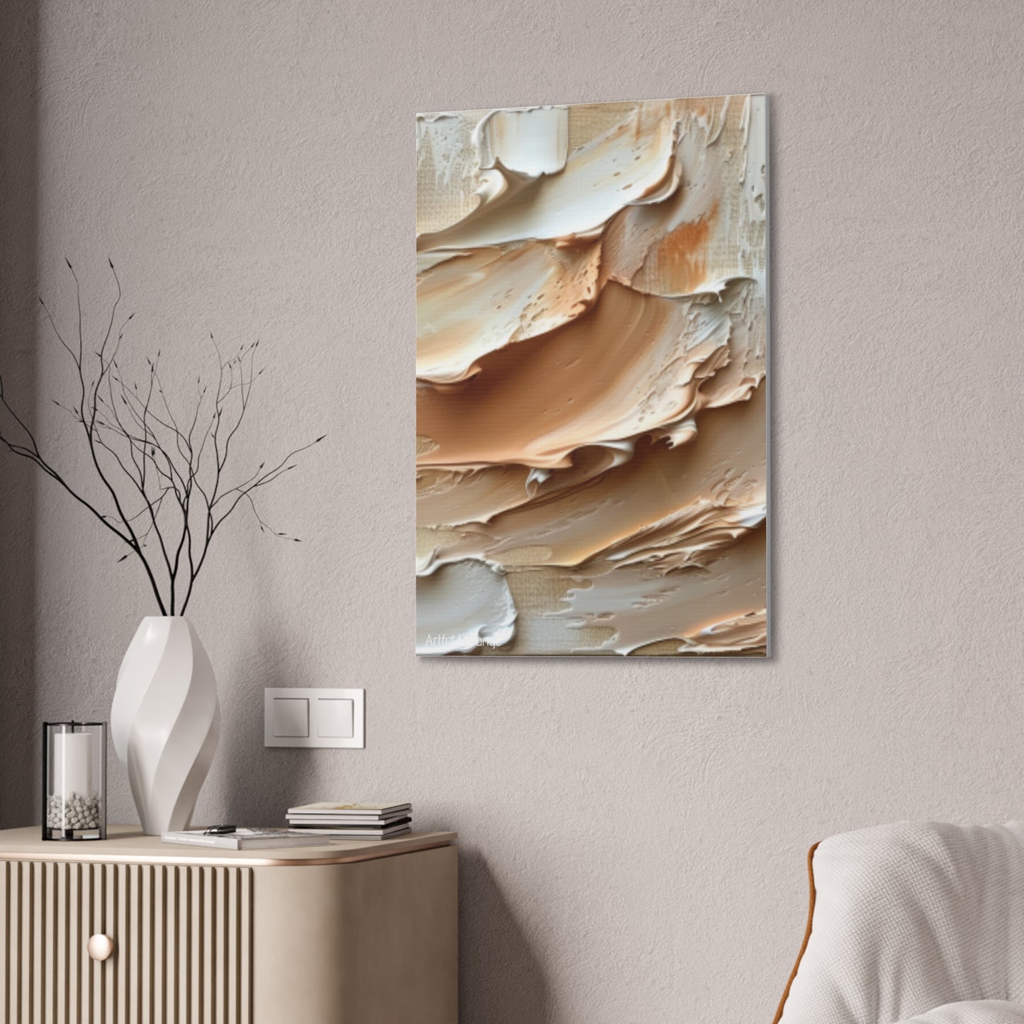 Primary Elegance: A Symphony of Sophistication Canvas Print