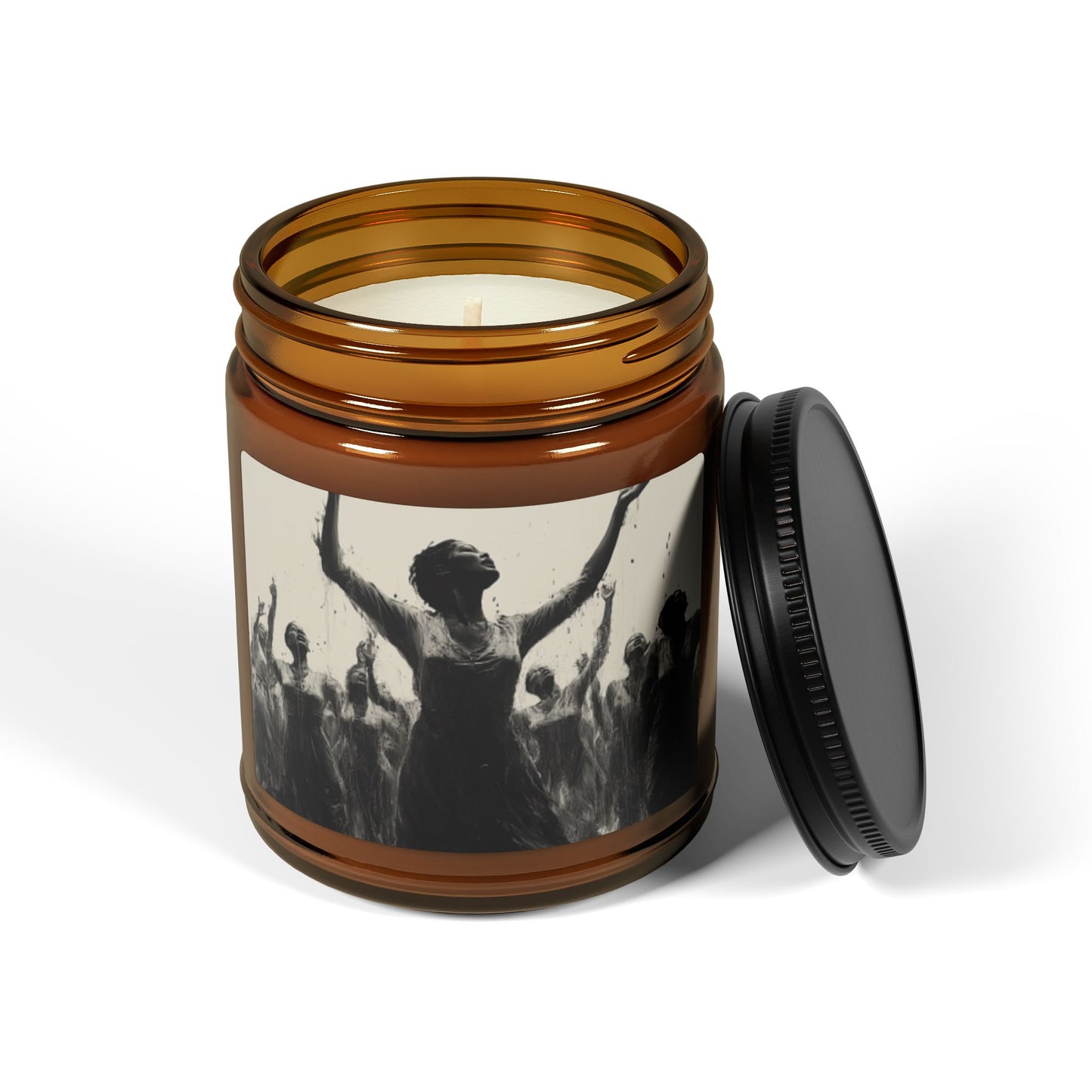 Harmony and Soul Scented Black Excellence Soy Candle 5