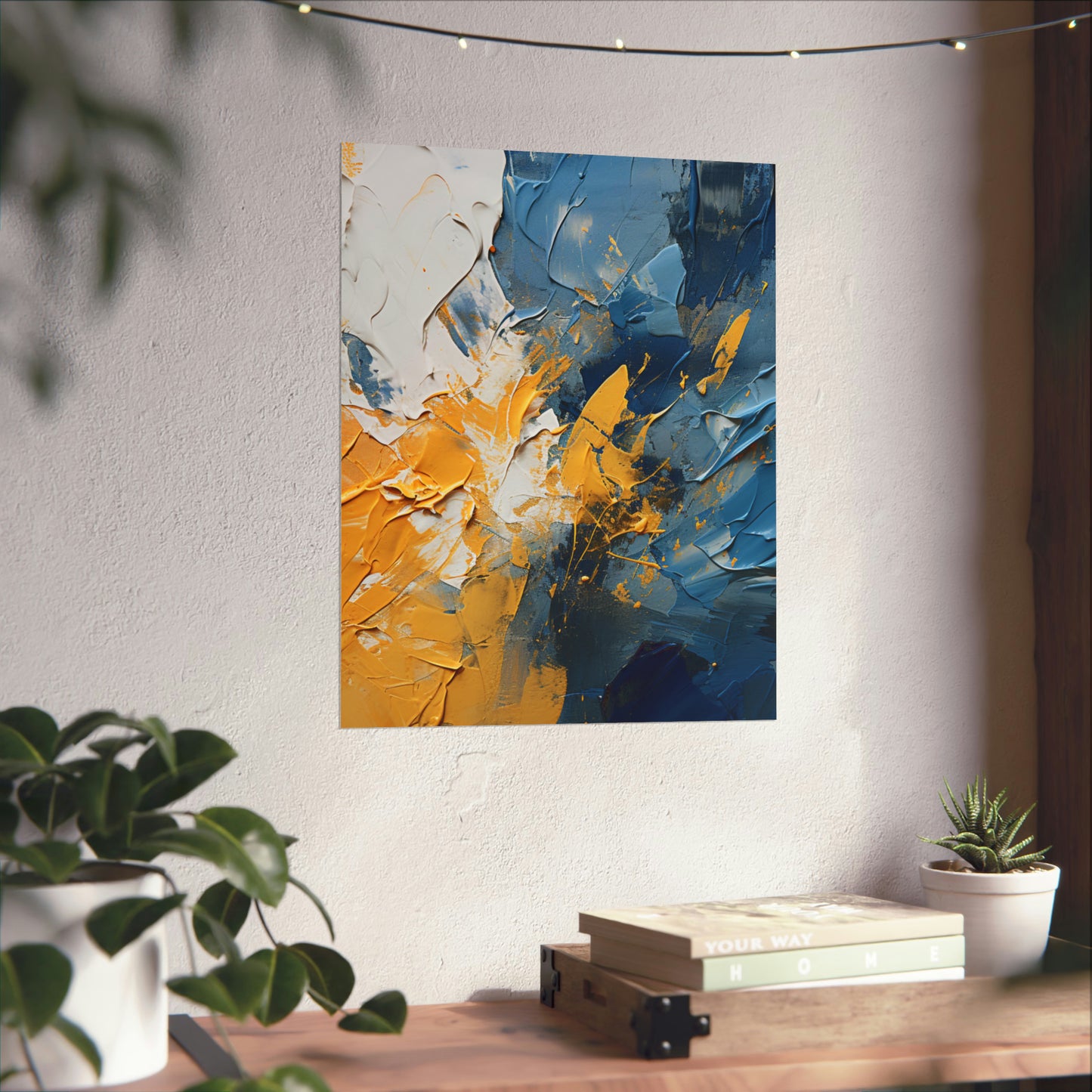 Radiant Harmony Matte Vertical Canvas Poster