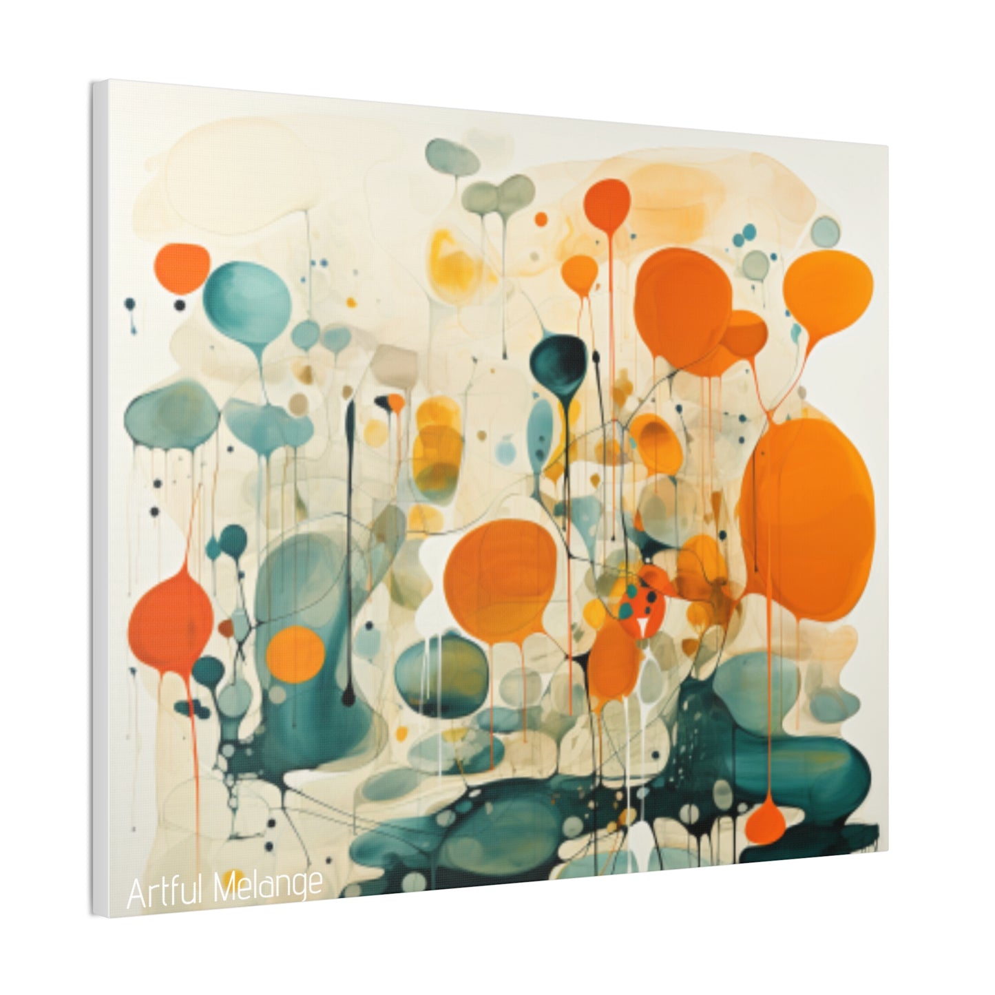 Primary Elegance: A Symphony of Sophistication Canvas Print