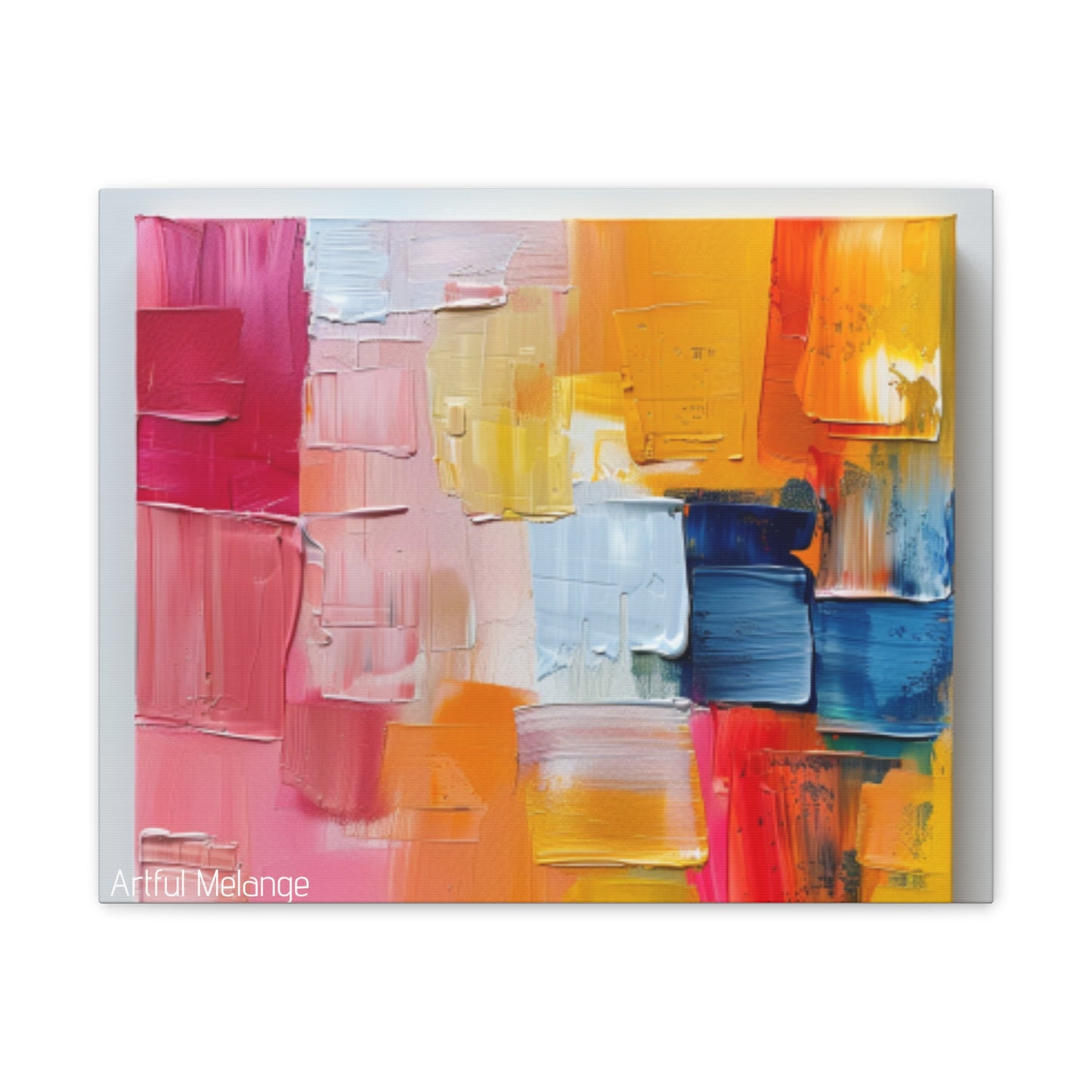 Primary Elegance: A Symphony of Sophistication Canvas Print