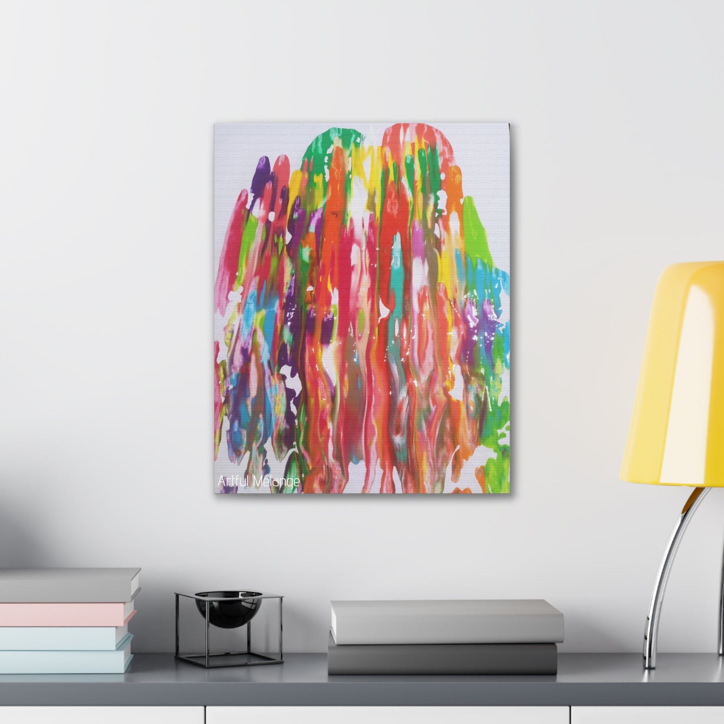 Primary Elegance: A Symphony of Sophistication Canvas Print