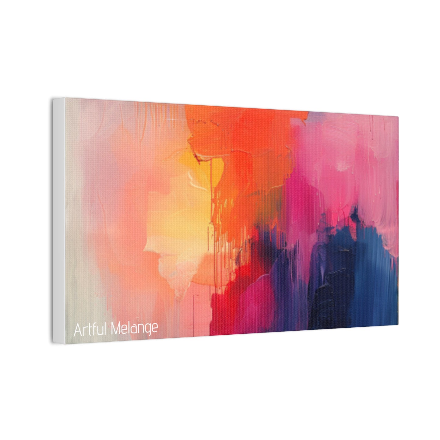 Primary Elegance: A Symphony of Sophistication Canvas Print