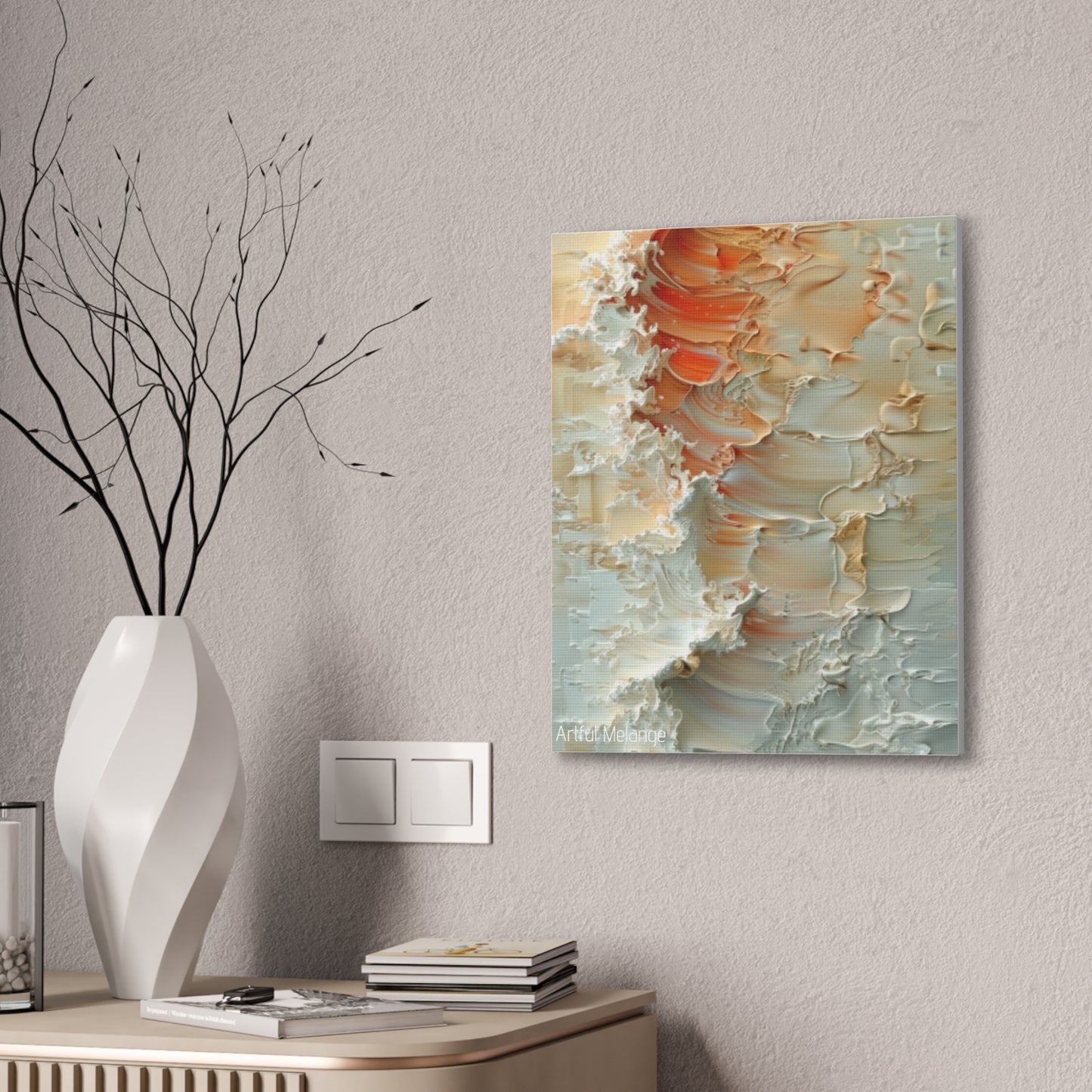 Primary Elegance: A Symphony of Sophistication Canvas Print