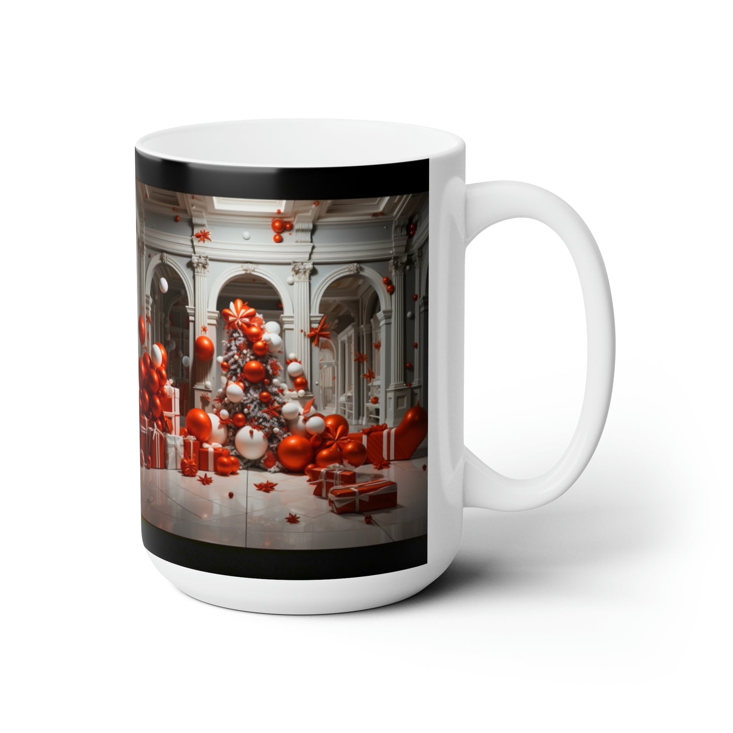 Cozy Holiday Mugs: Embrace the Season with Our Festive Living Scenes 15oz