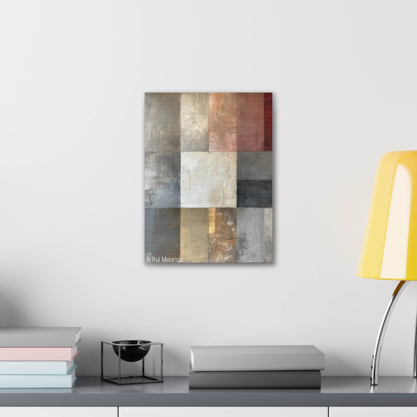 Primary Elegance: A Symphony of Sophistication Canvas Print