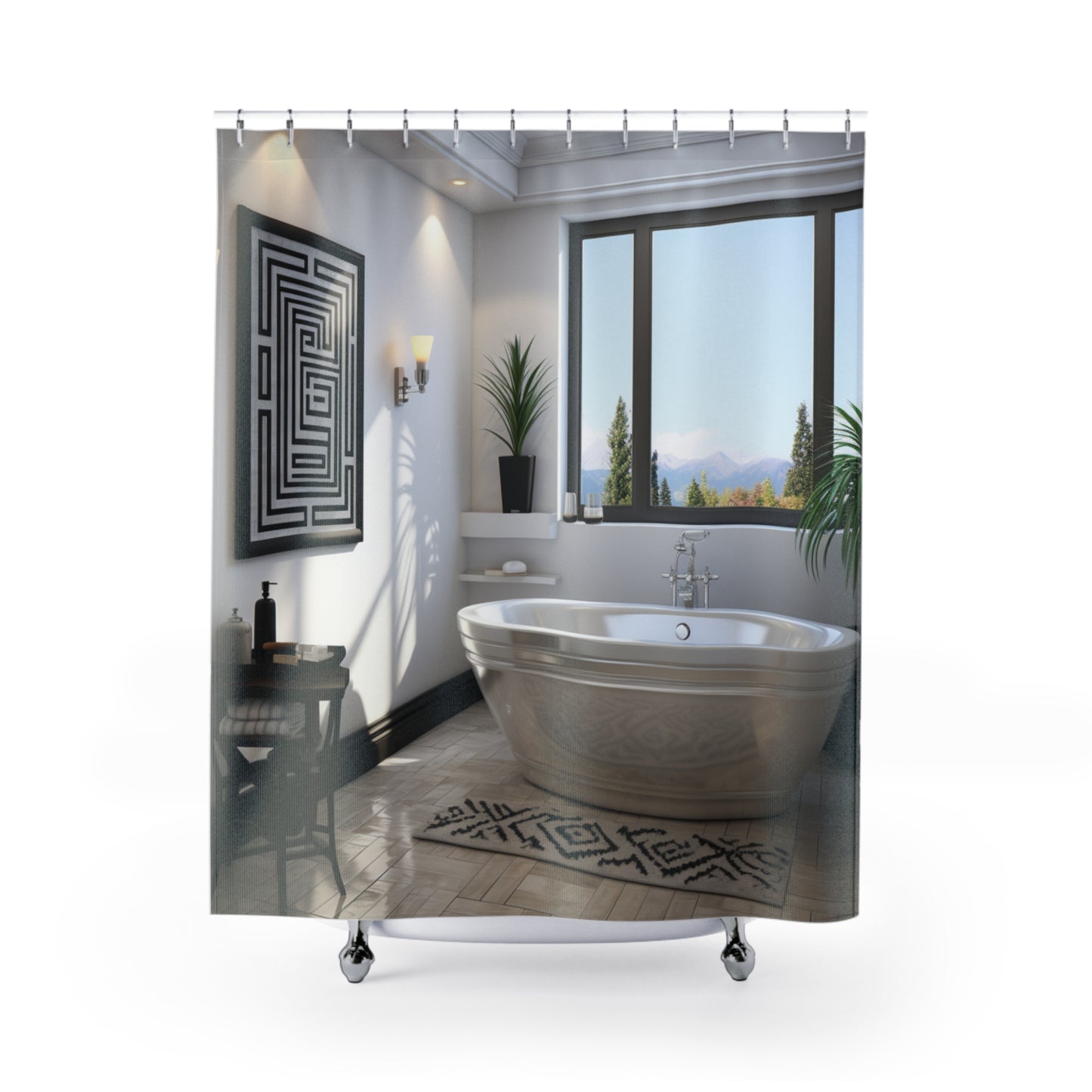 Heritage Tapestry Afro Centric   Shower Curtain