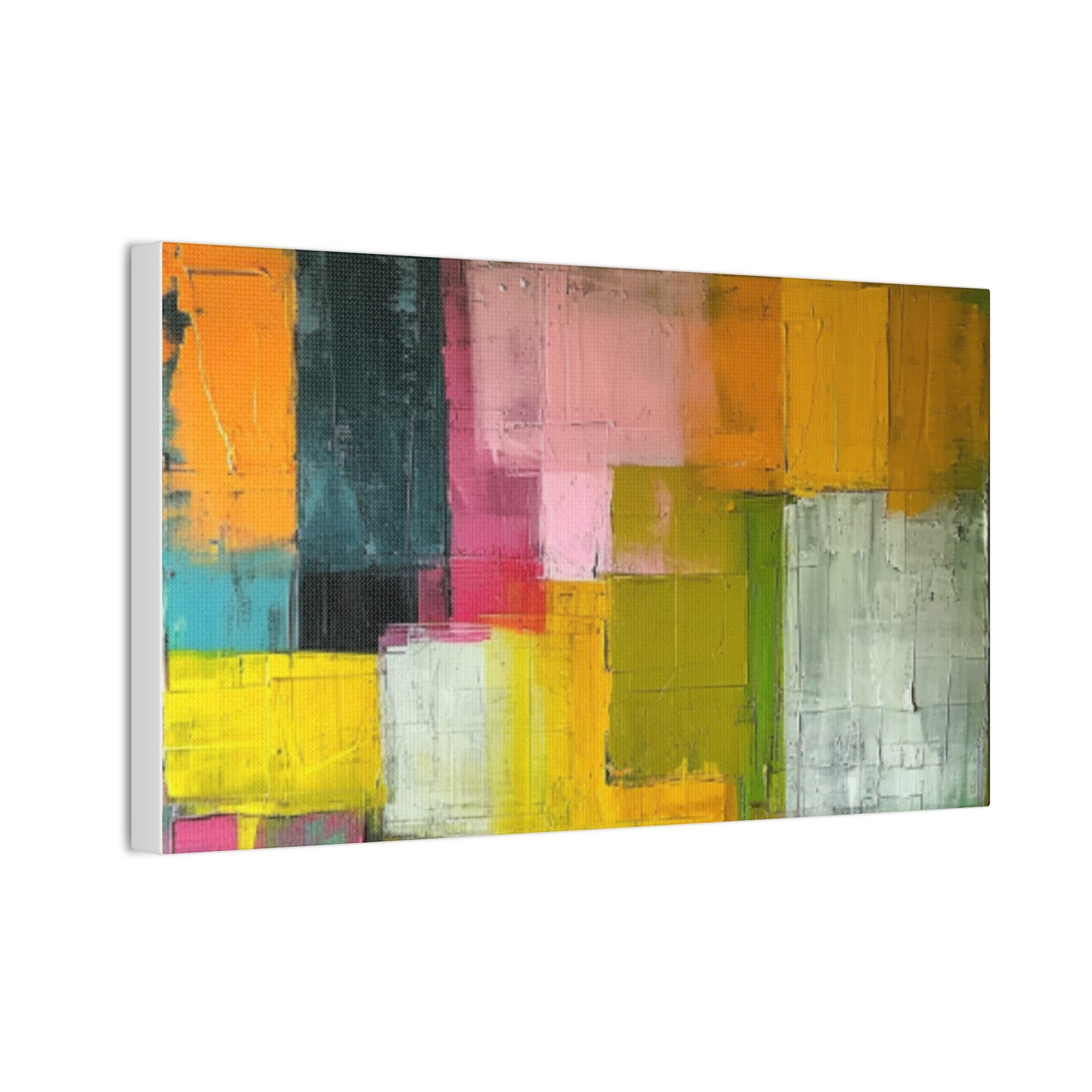 Primary Elegance: A Symphony of Sophistication Canvas Print