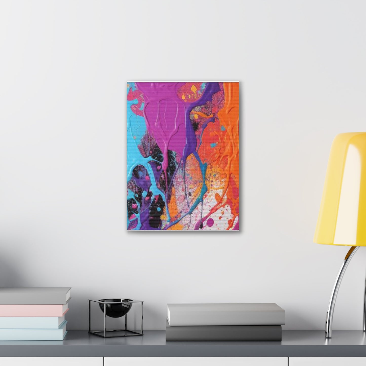 Primary Elegance: A Symphony of Sophistication Canvas Print