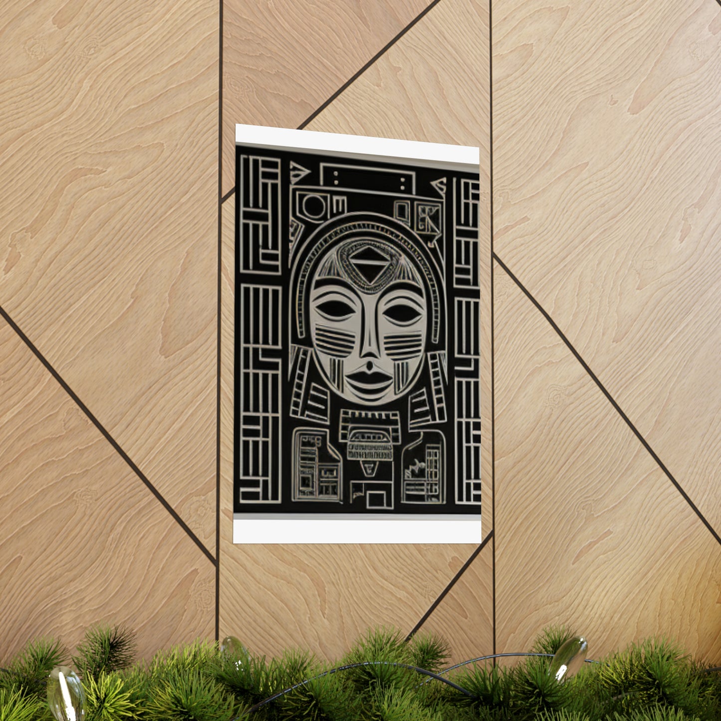 African Essence Matte Vertical Canvas Poster