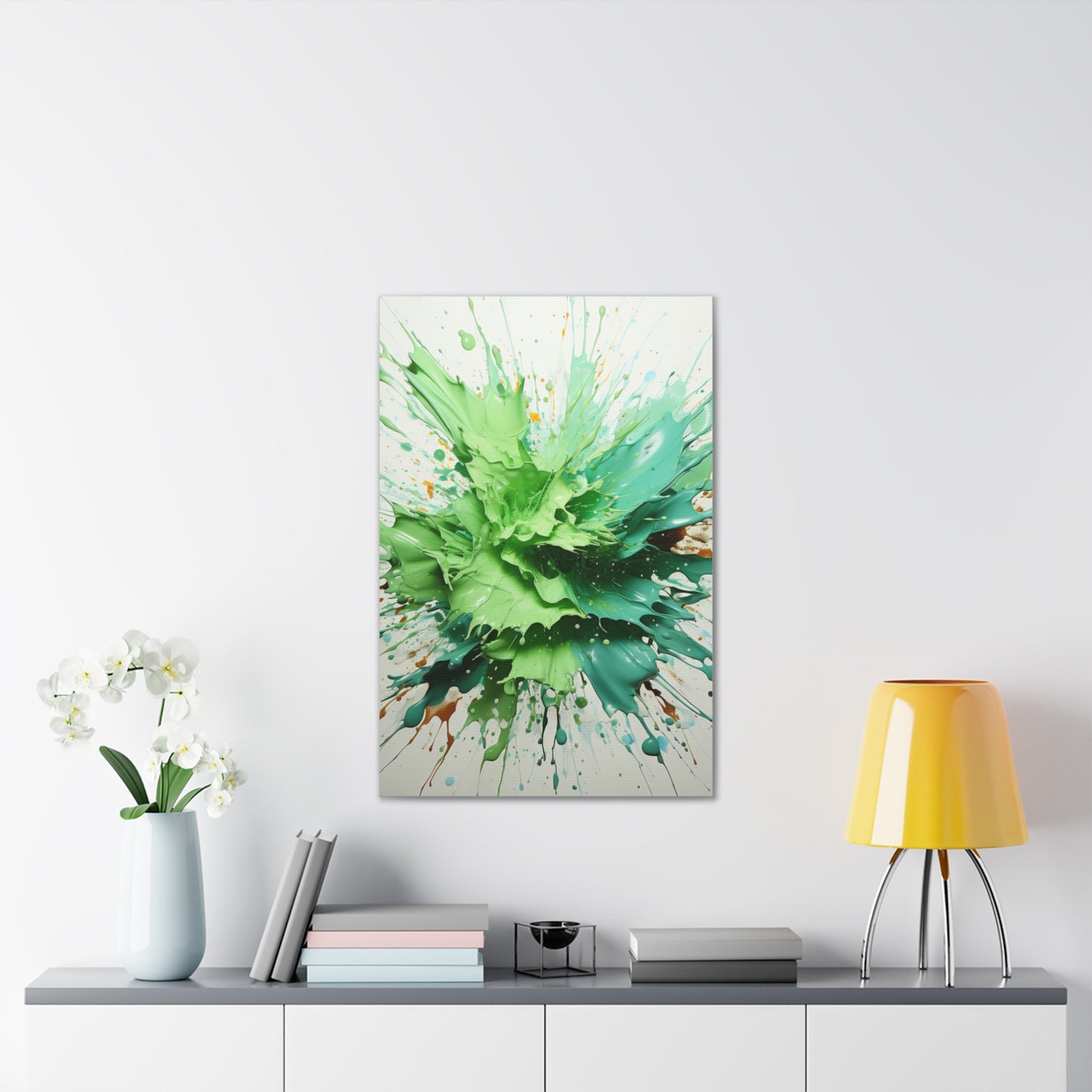 Acrylic Abstract Canvas Print - Richly Textured Artistry