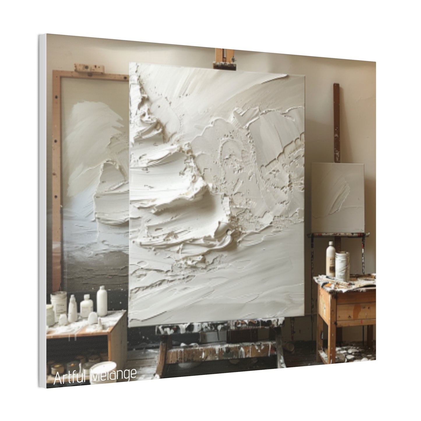 Primary Elegance: A Symphony of Sophistication Canvas Print