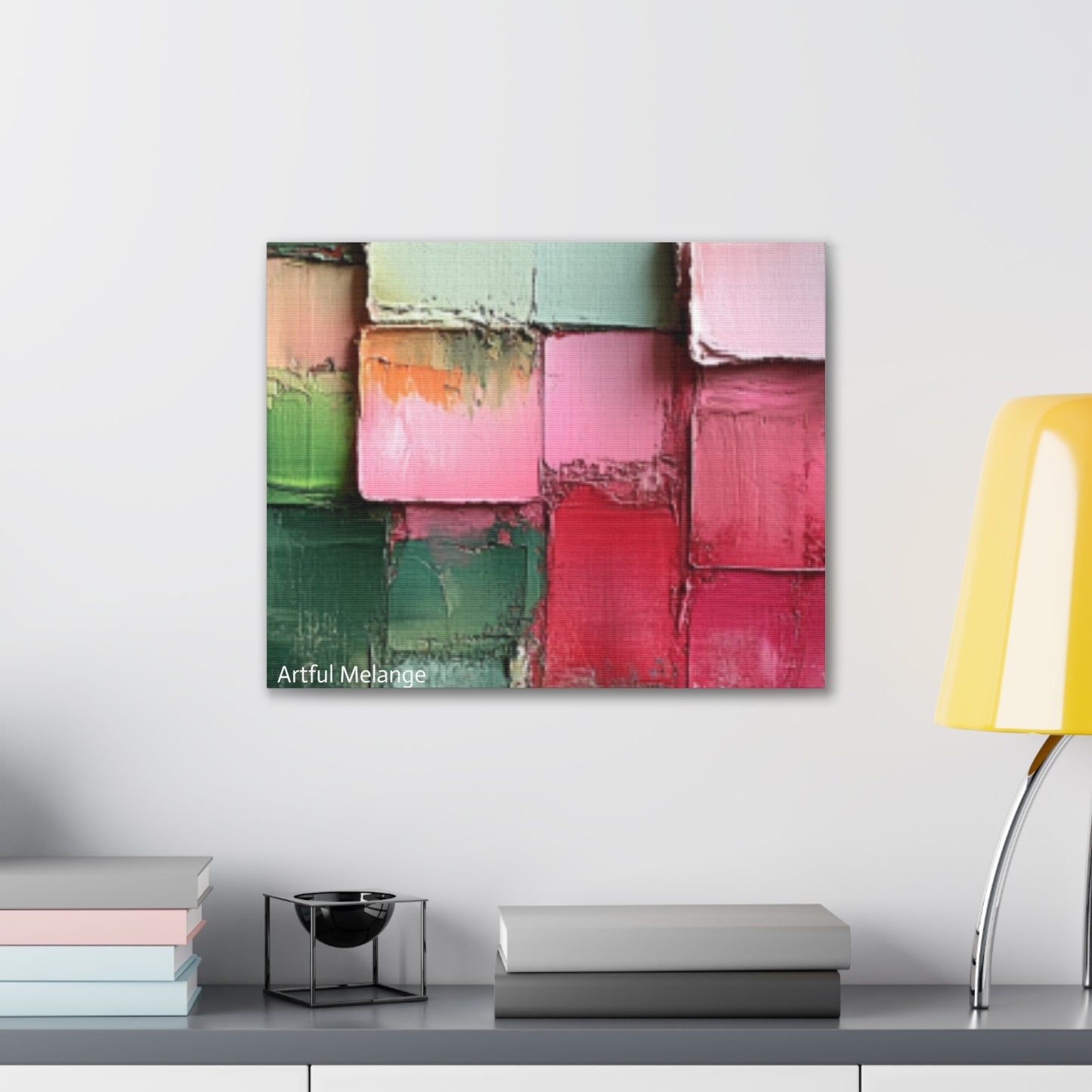 Acrylic Abstract Canvas Print - Richly Textured Artistry