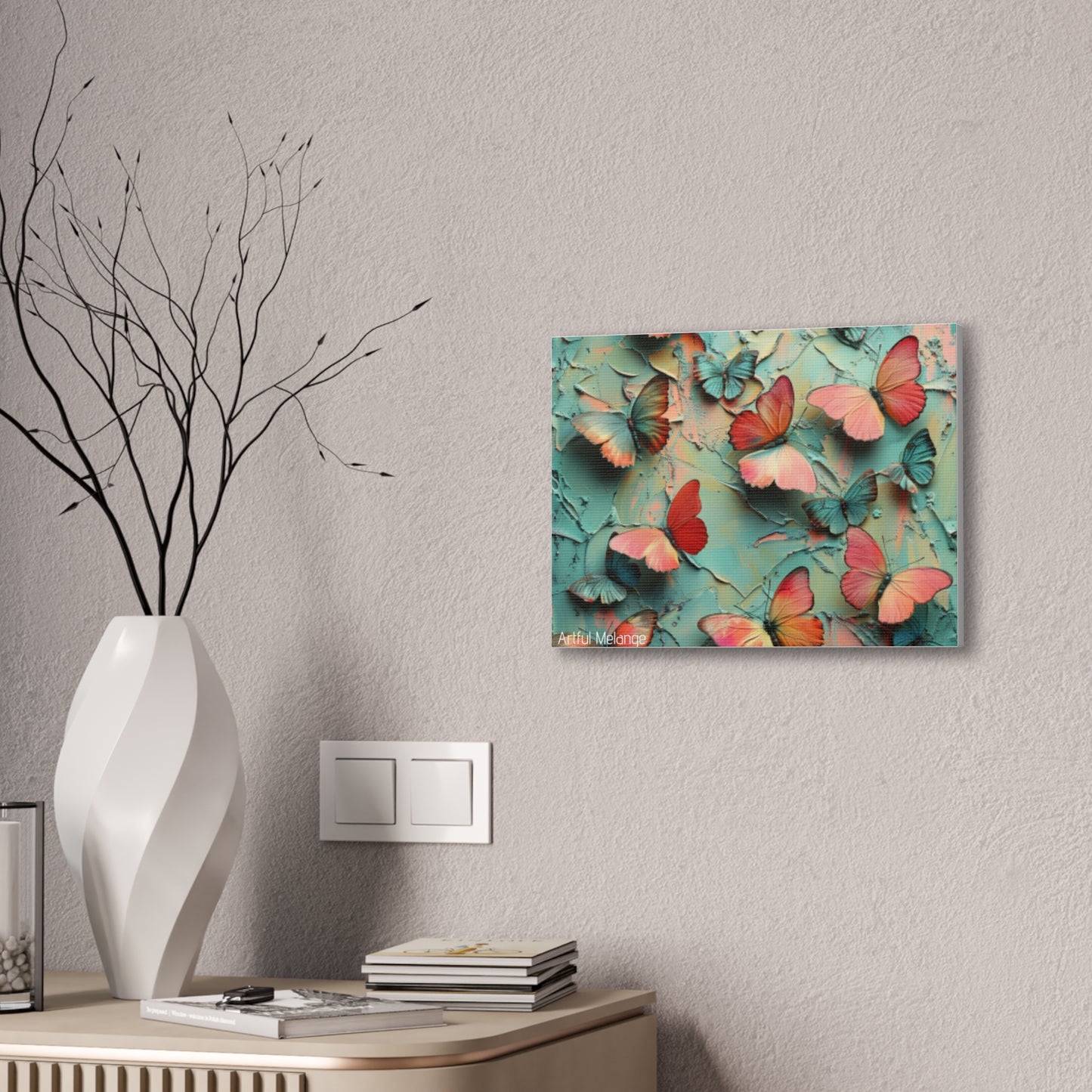 Fluttering Dreams: Butterfly Canvas Print Collection