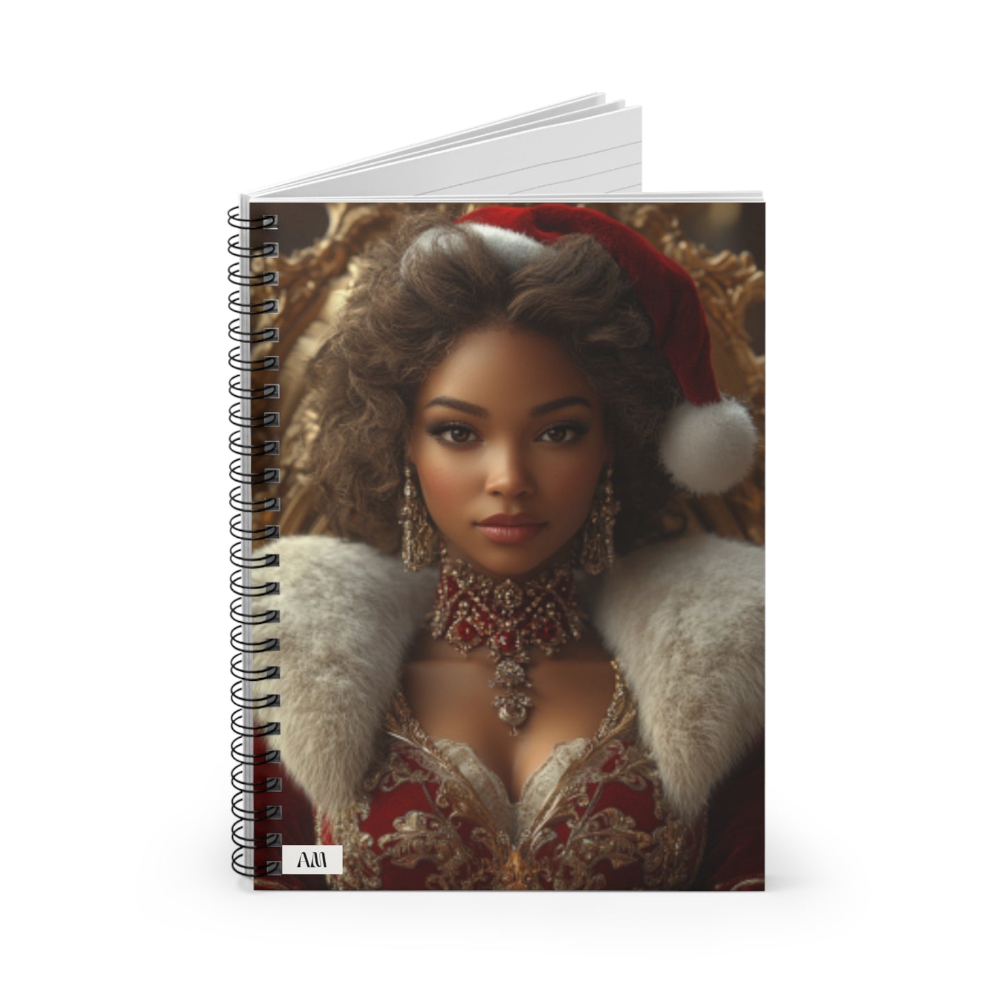 Majestic African American Claus Spiral Journal Collection ( Princess Claus 1)