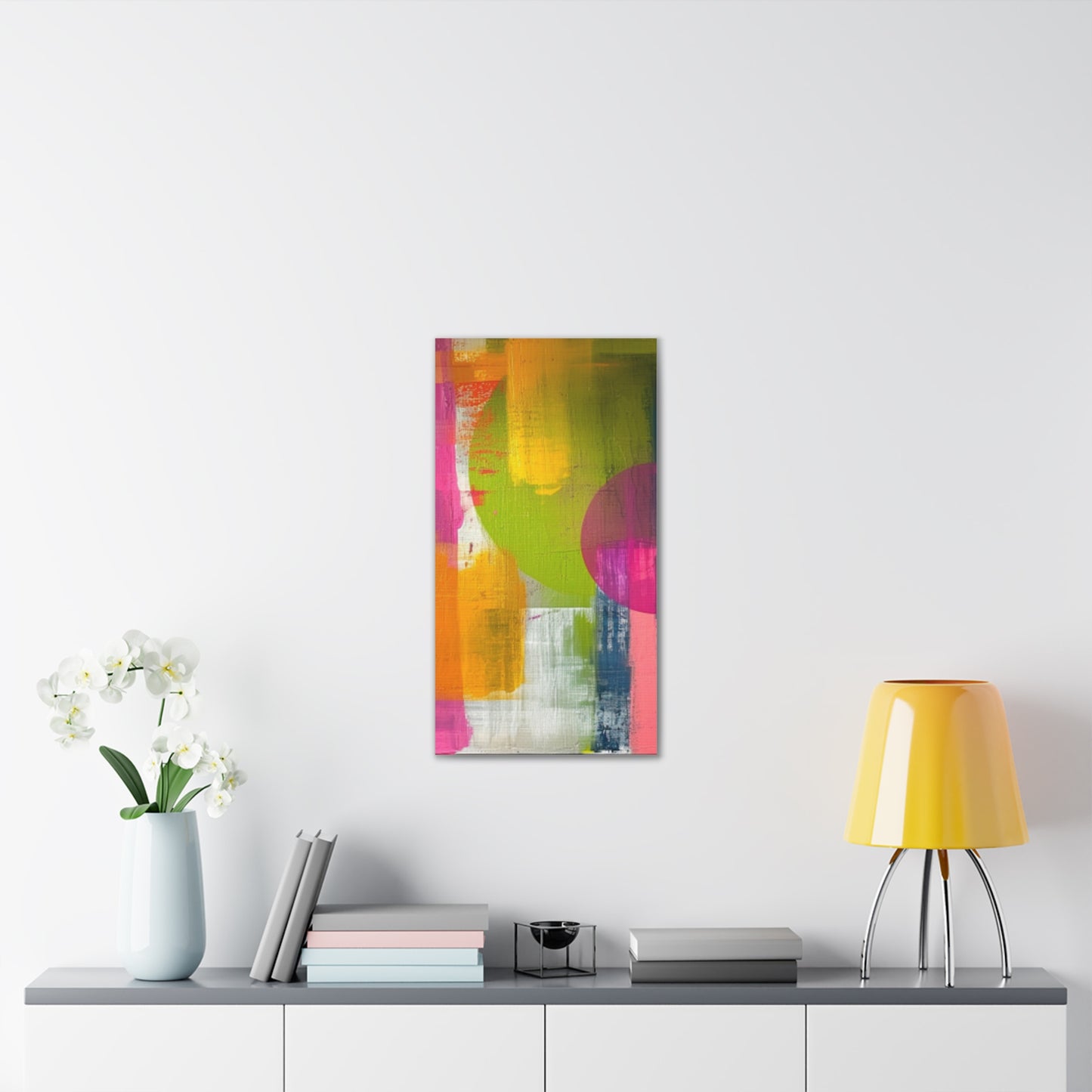 Primary Elegance: A Symphony of Sophistication Canvas Print