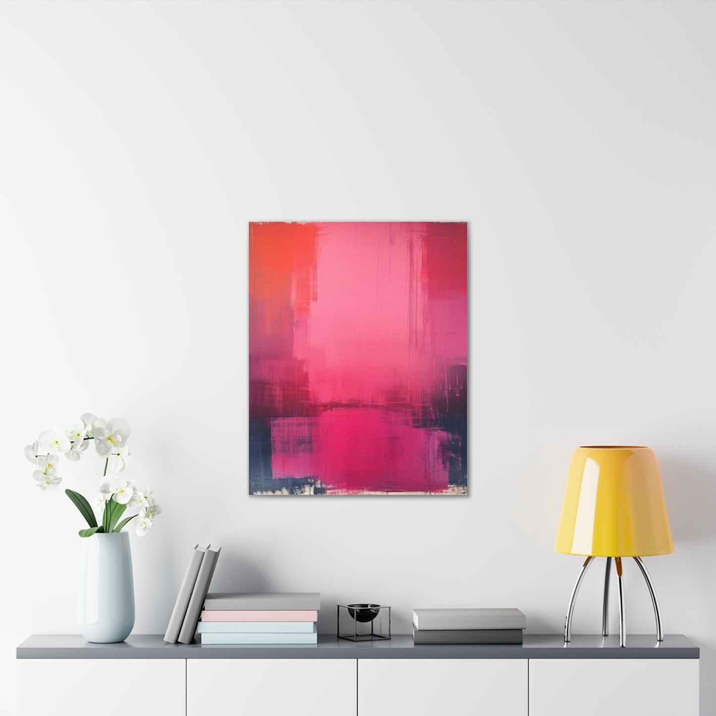 In The Pink: A Symphony of Sophistication Canvas Print