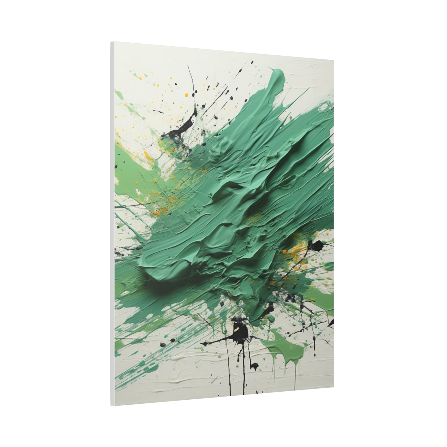 Acrylic Abstract Canvas Print - Richly Textured Artistry