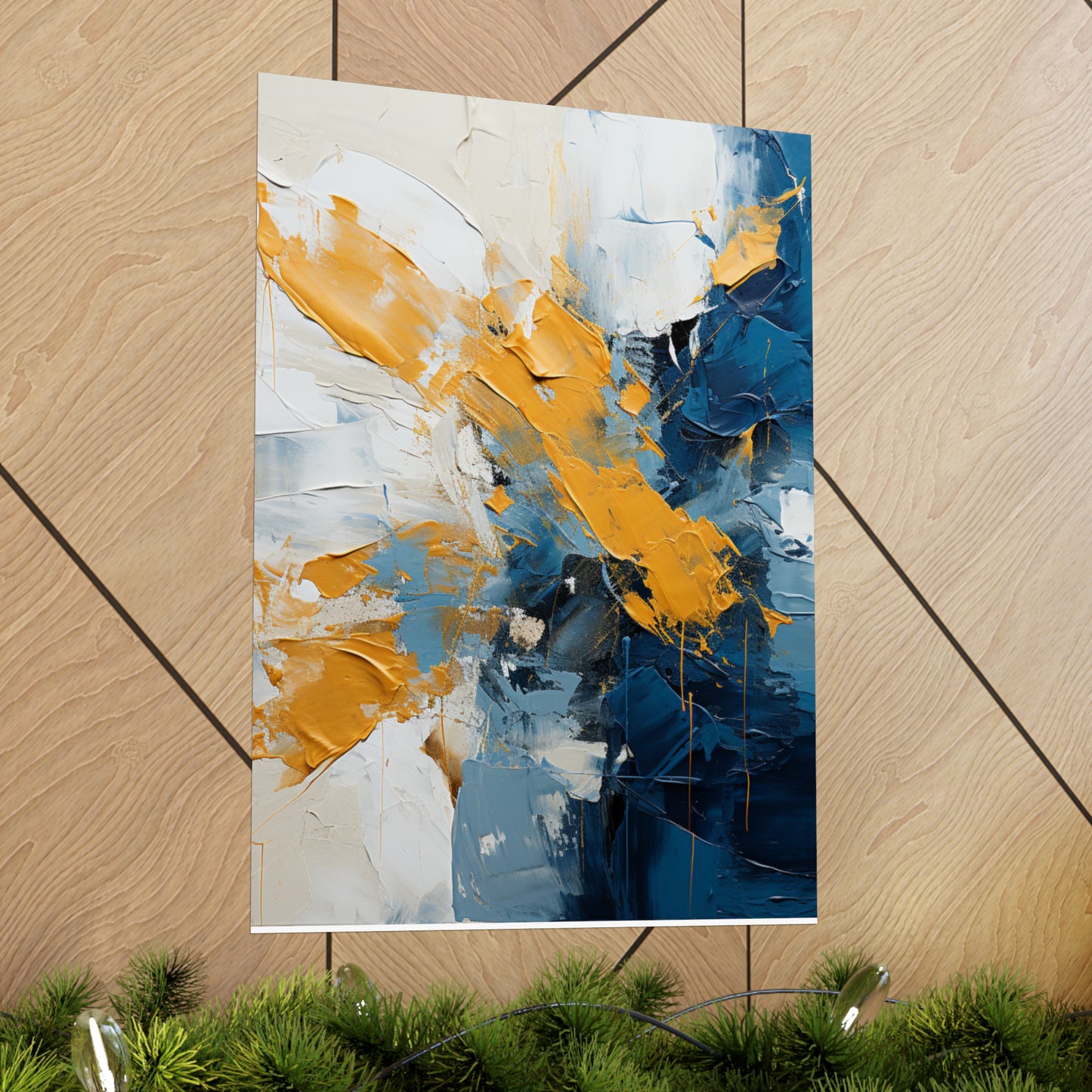 Radiant Harmony Matte Vertical Canvas Poster