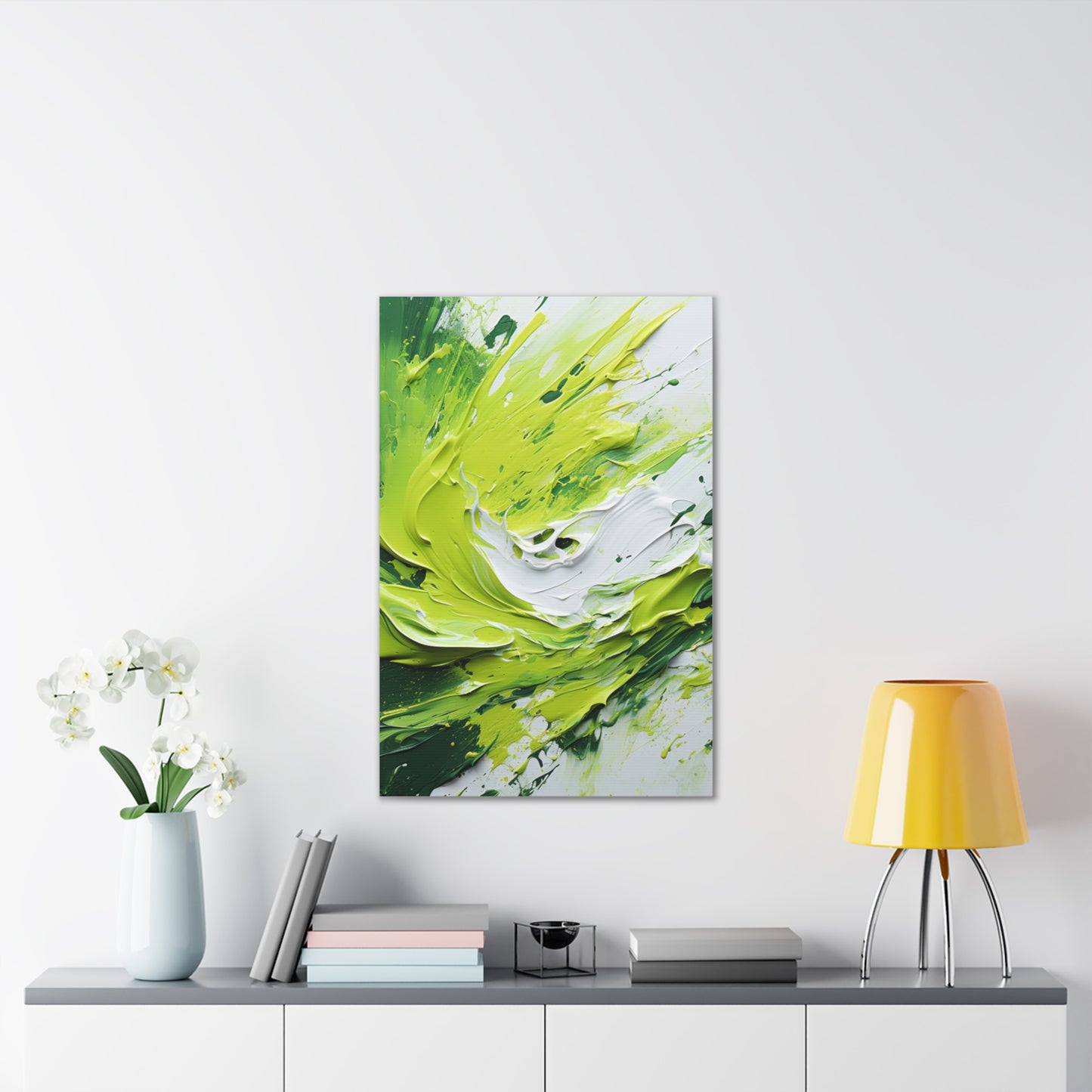 Acrylic Abstract Canvas Print - Richly Textured Artistry