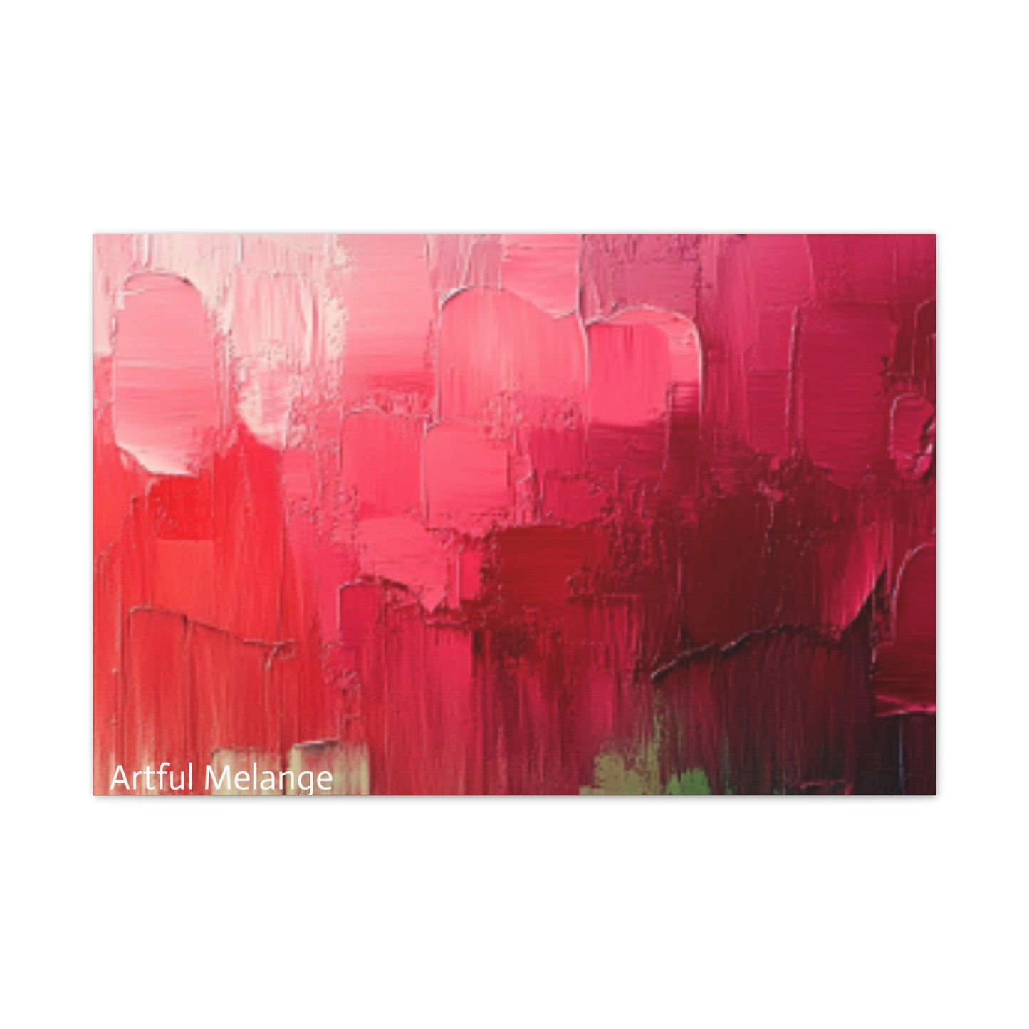 Acrylic Abstract Canvas Print - Richly Textured Artistry