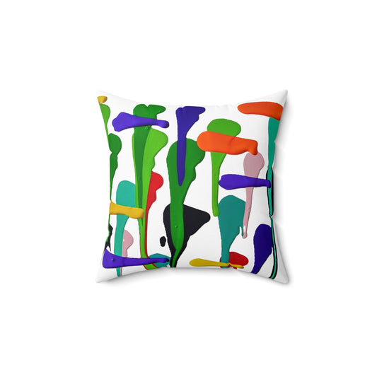 Artistic Abstractions: Abstract Acrylic Art Pillows Collection