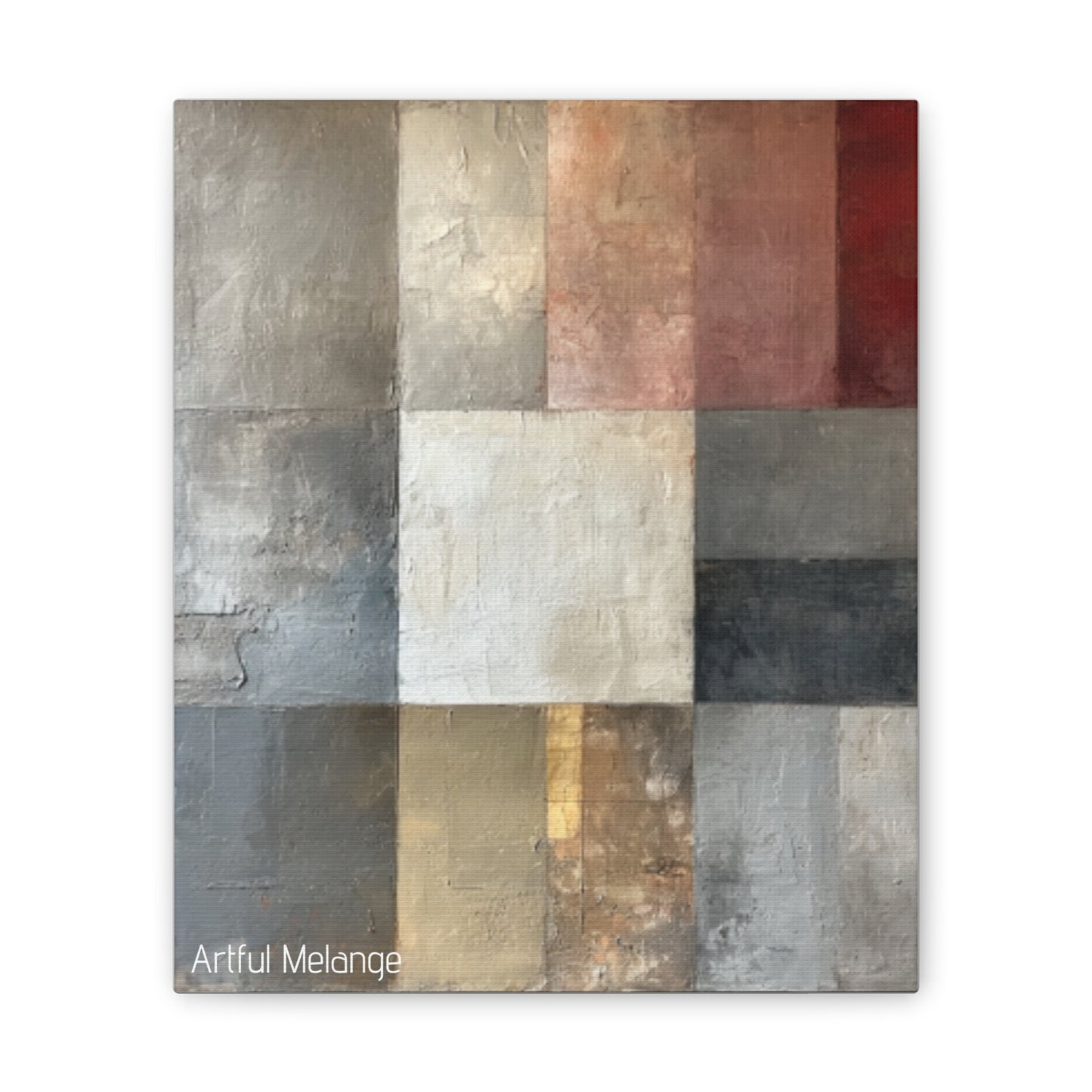 Primary Elegance: A Symphony of Sophistication Canvas Print