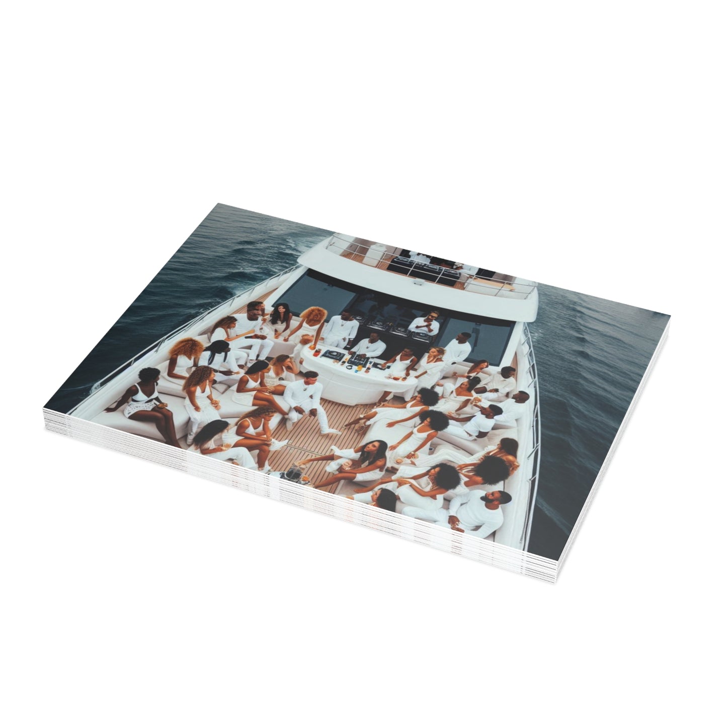 Sail & Celebrate: A Day of Elegance Yacht/Boat Party Invitation Bundles (envelopes included)